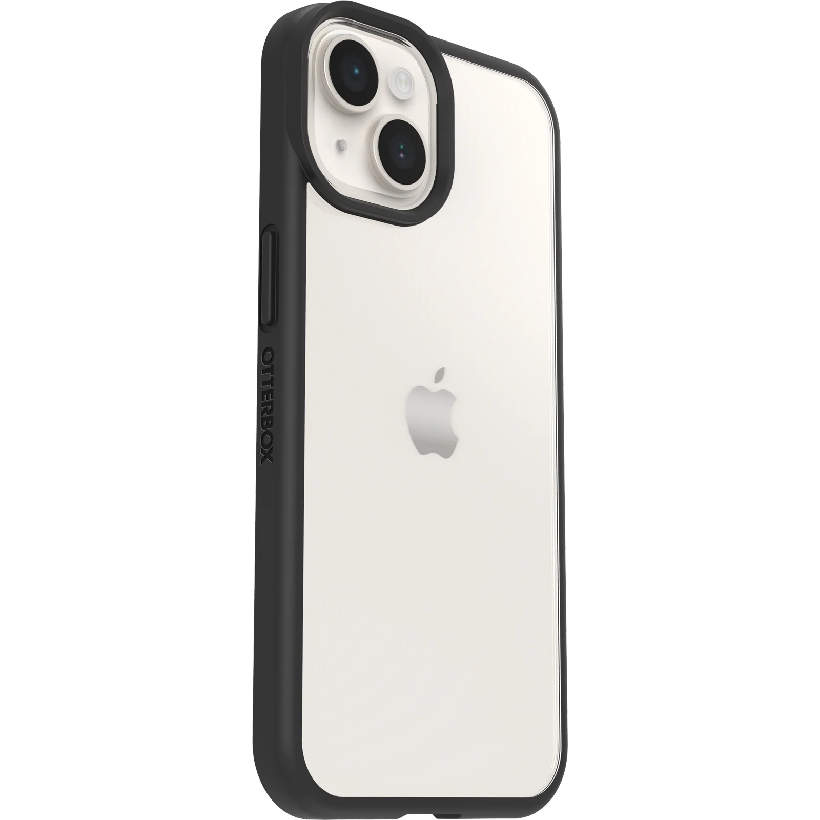 Funda para iPhone 14 React Series de OtterBox - Black Crystal (Negro/Transparente) - Image 2
