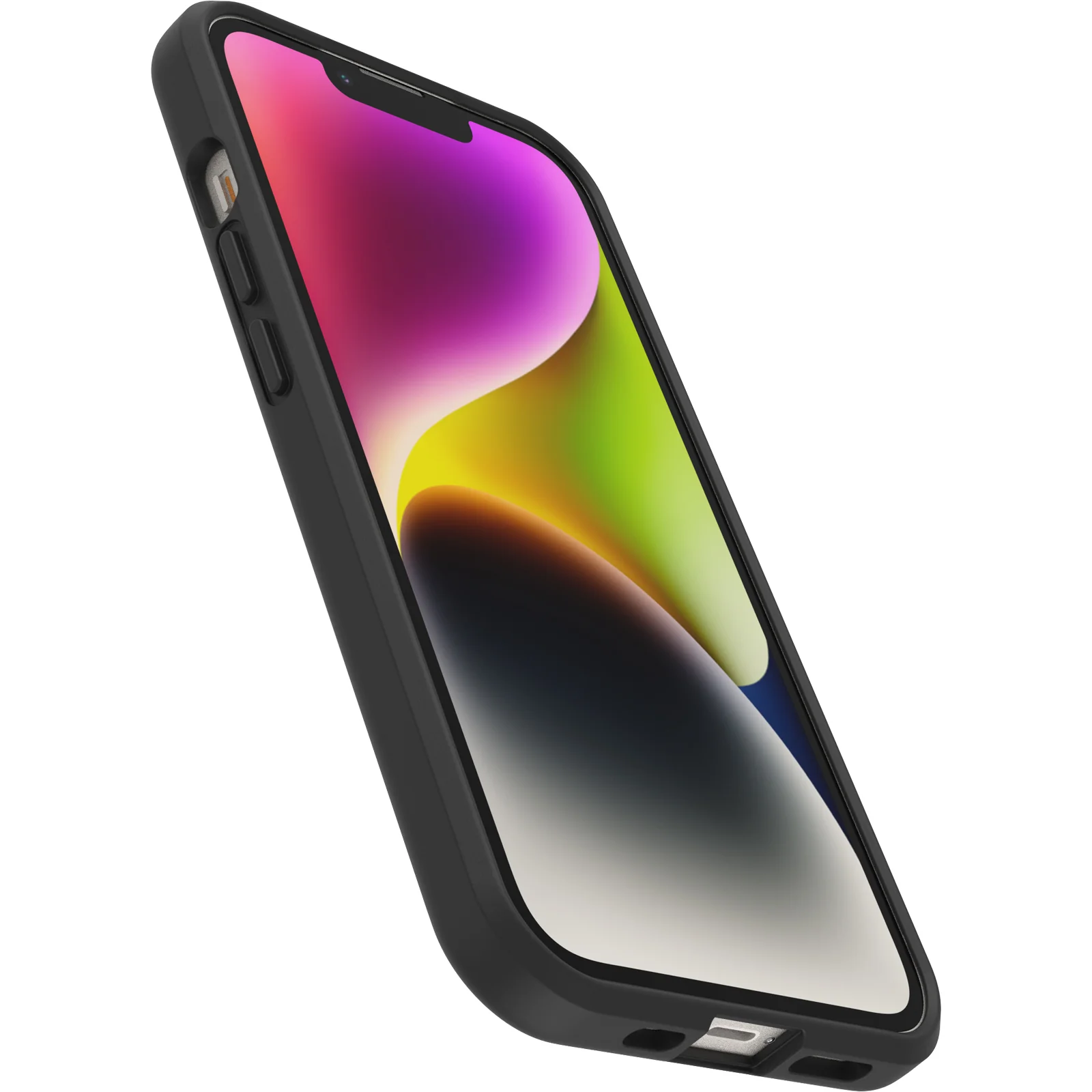 Funda para iPhone 14 React Series de OtterBox - Black Crystal (Negro/Transparente) - Image 3