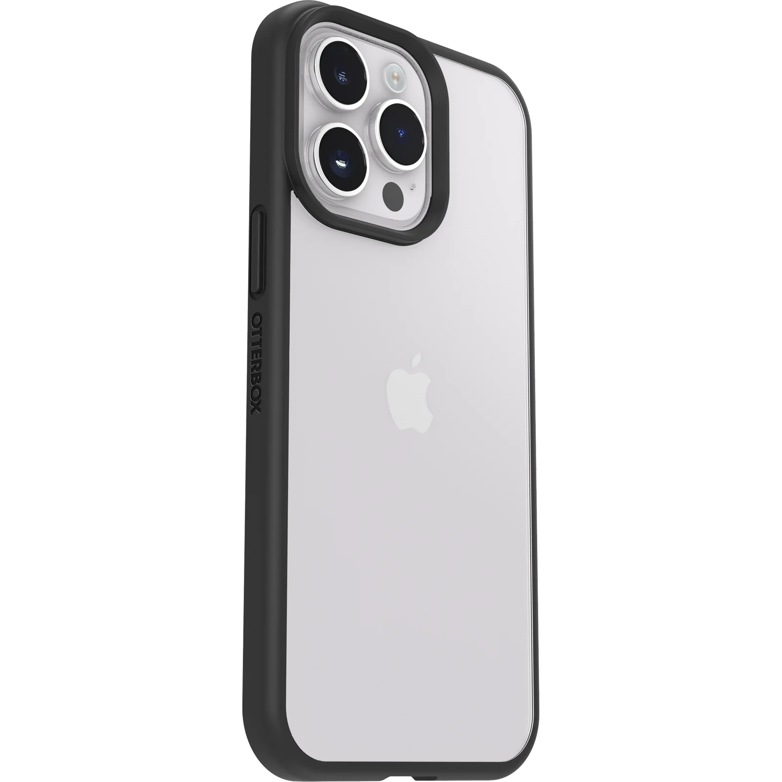 Funda para iPhone 14 Pro Max React Series de OtterBox - Black Crystal (Negro/Transparente) - Image 2