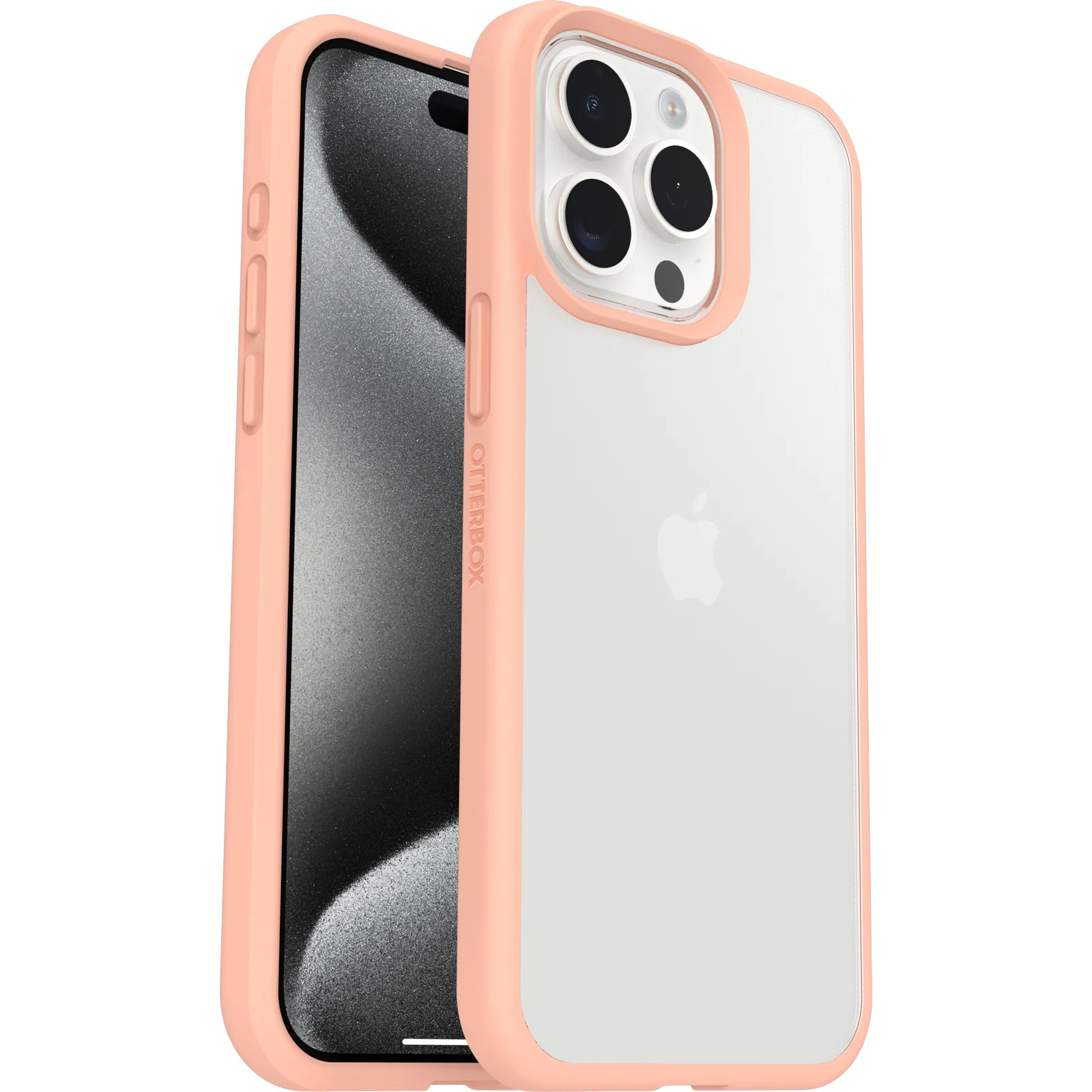 Funda para iPhone 15 Pro Max React Series de OtterBox - Peach Perfect (Melocotón) - Image 4
