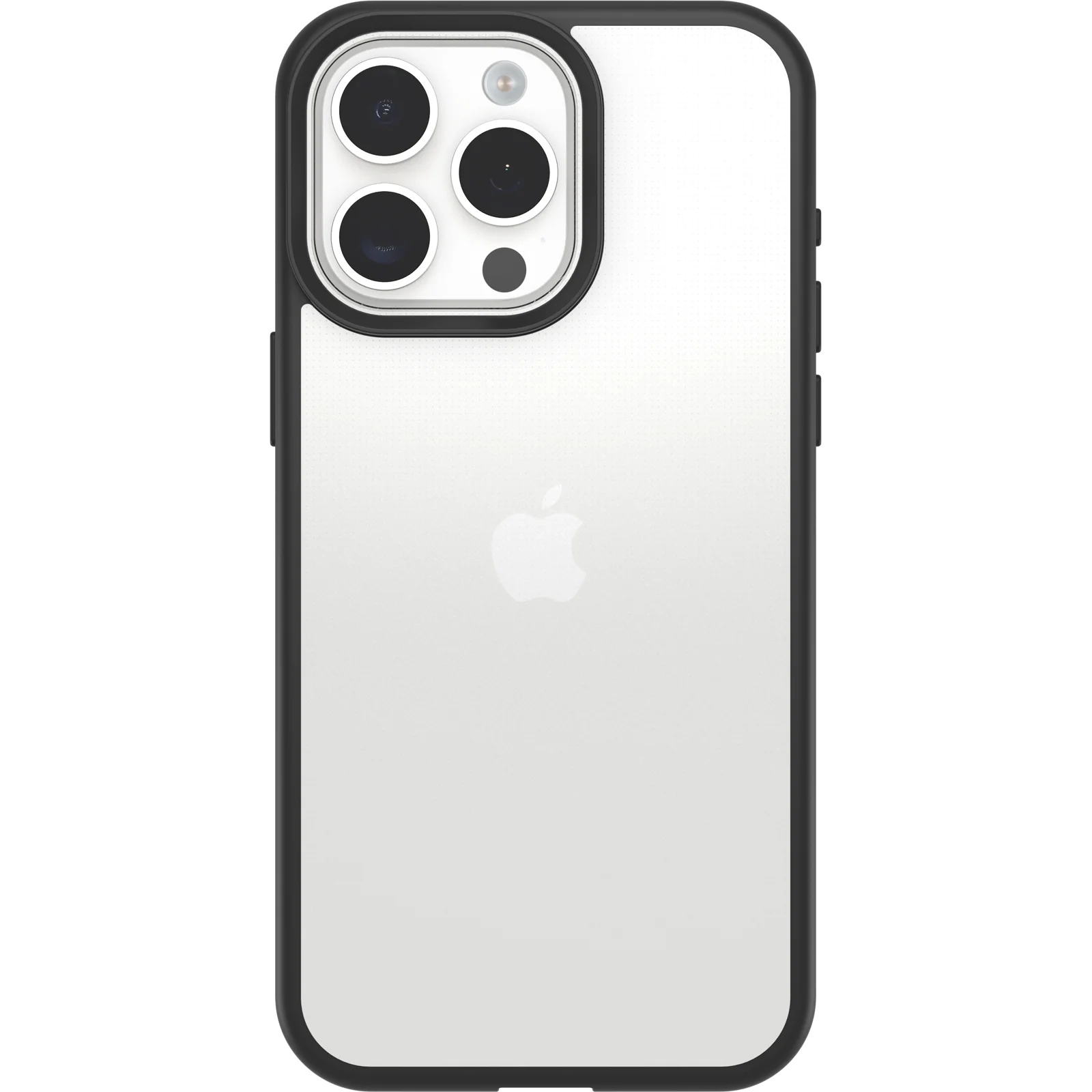 Funda para iPhone 15 Pro Max React Series de OtterBox - Black Crystal (Negro/Transparente)