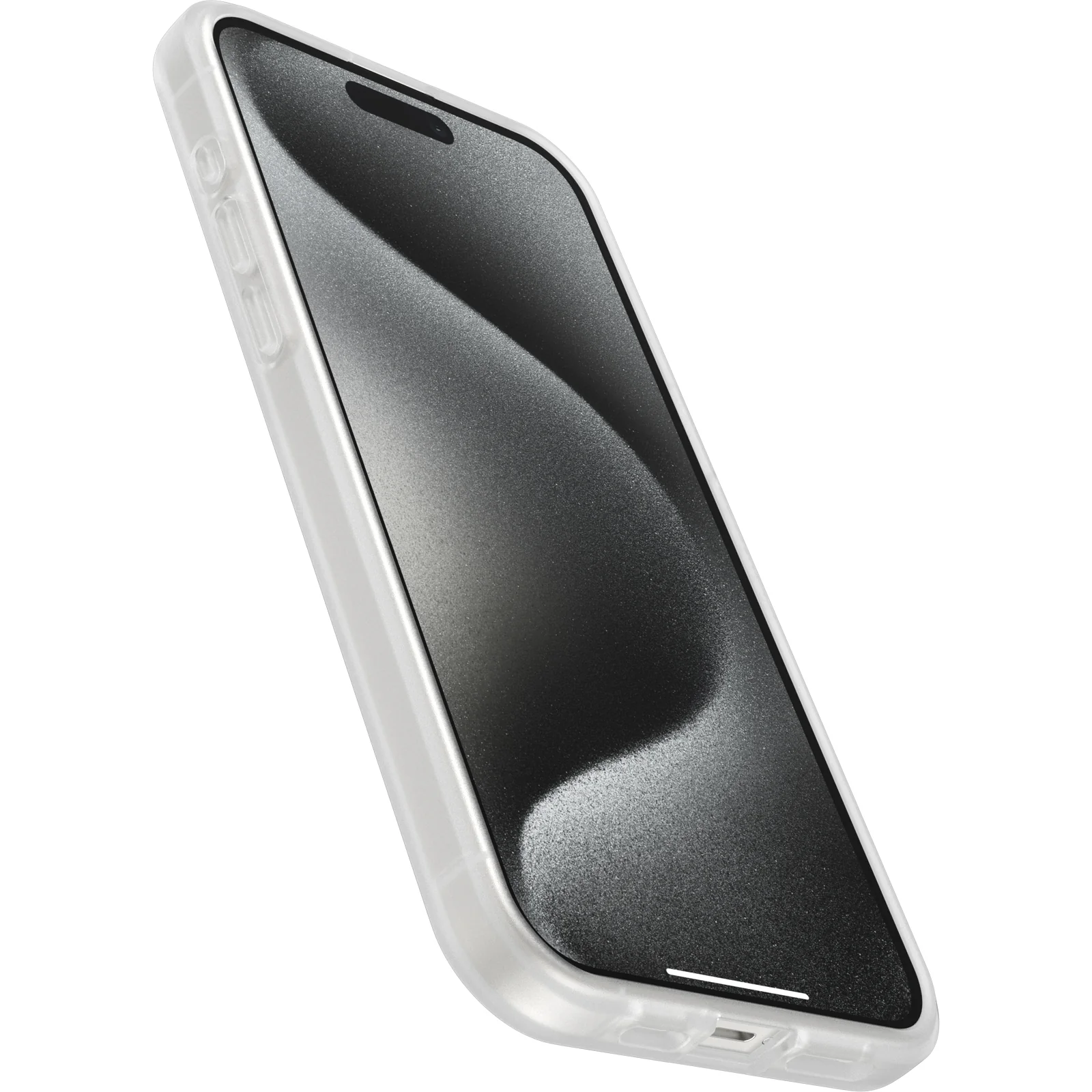 Funda para iPhone 15 Pro Max React Clear Series de OtterBox - Stardust (Purpurina Transparente) - Image 3