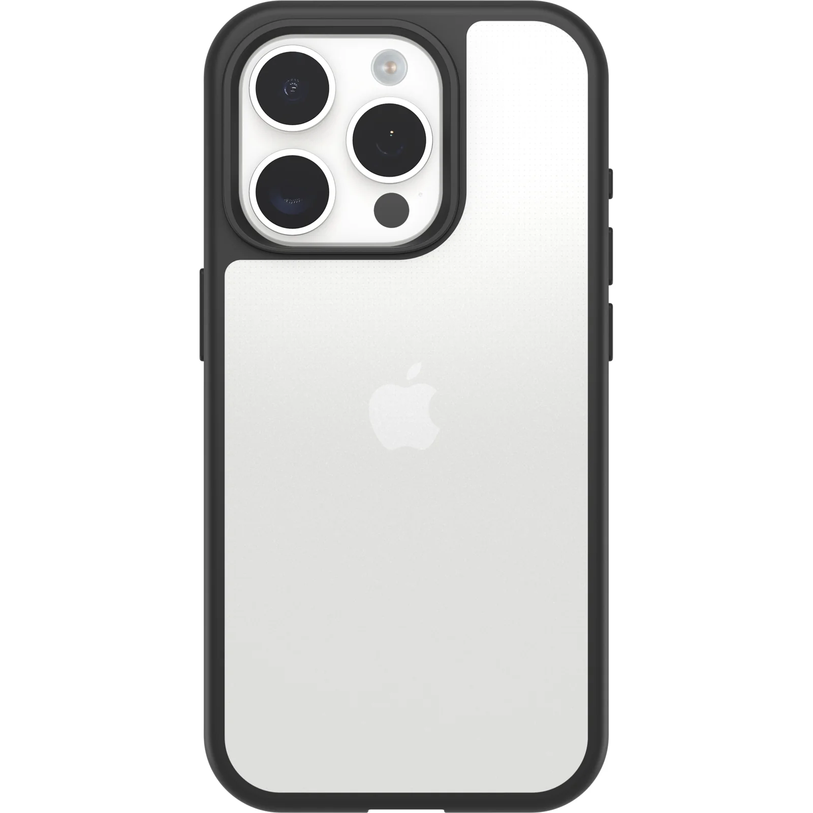 Funda para iPhone 15 Pro React Series de OtterBox - Black Crystal (Negro/Transparente)
