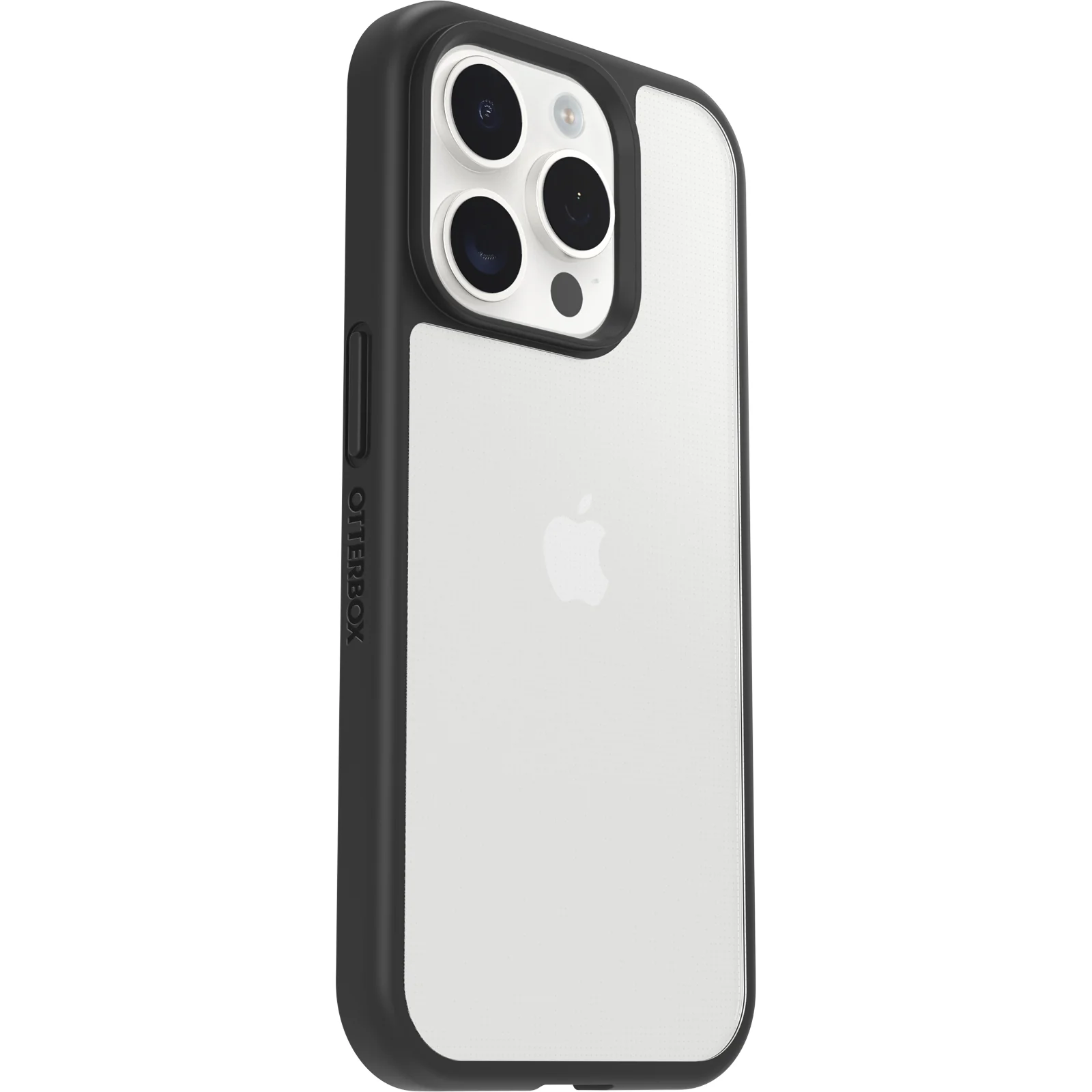 Funda para iPhone 15 Pro React Series de OtterBox - Black Crystal (Negro/Transparente) - Image 2