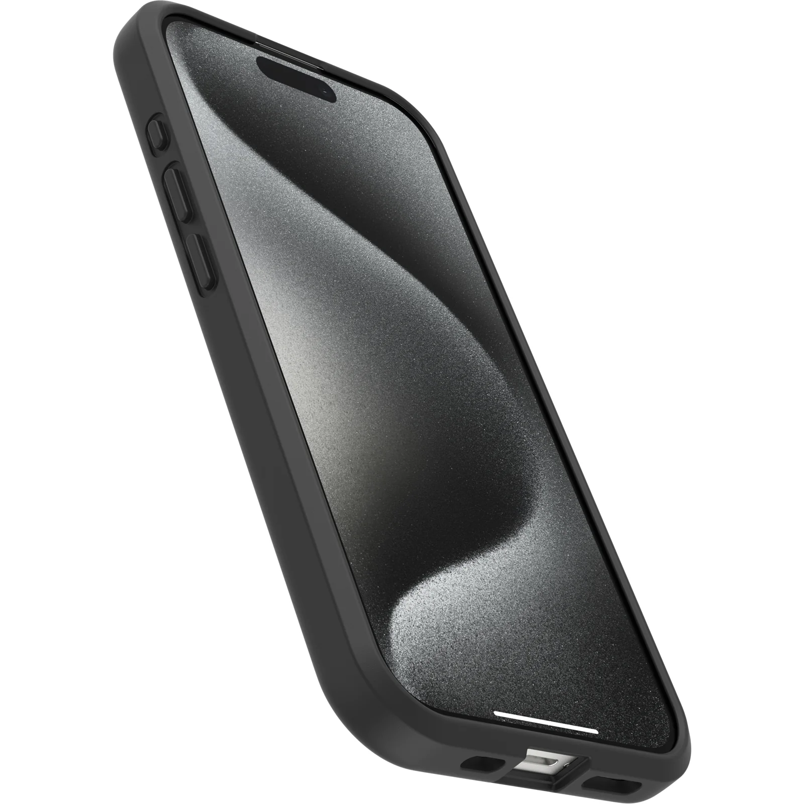 Funda para iPhone 15 Pro React Series de OtterBox - Black Crystal (Negro/Transparente) - Image 3