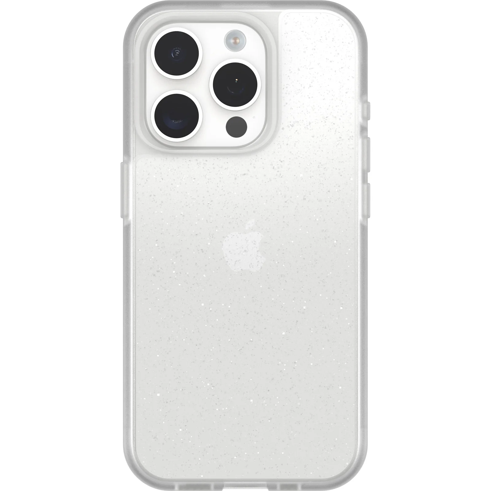 Funda para iPhone 15 Pro React Clear Series de OtterBox - Stardust (Purpurina Transparente)