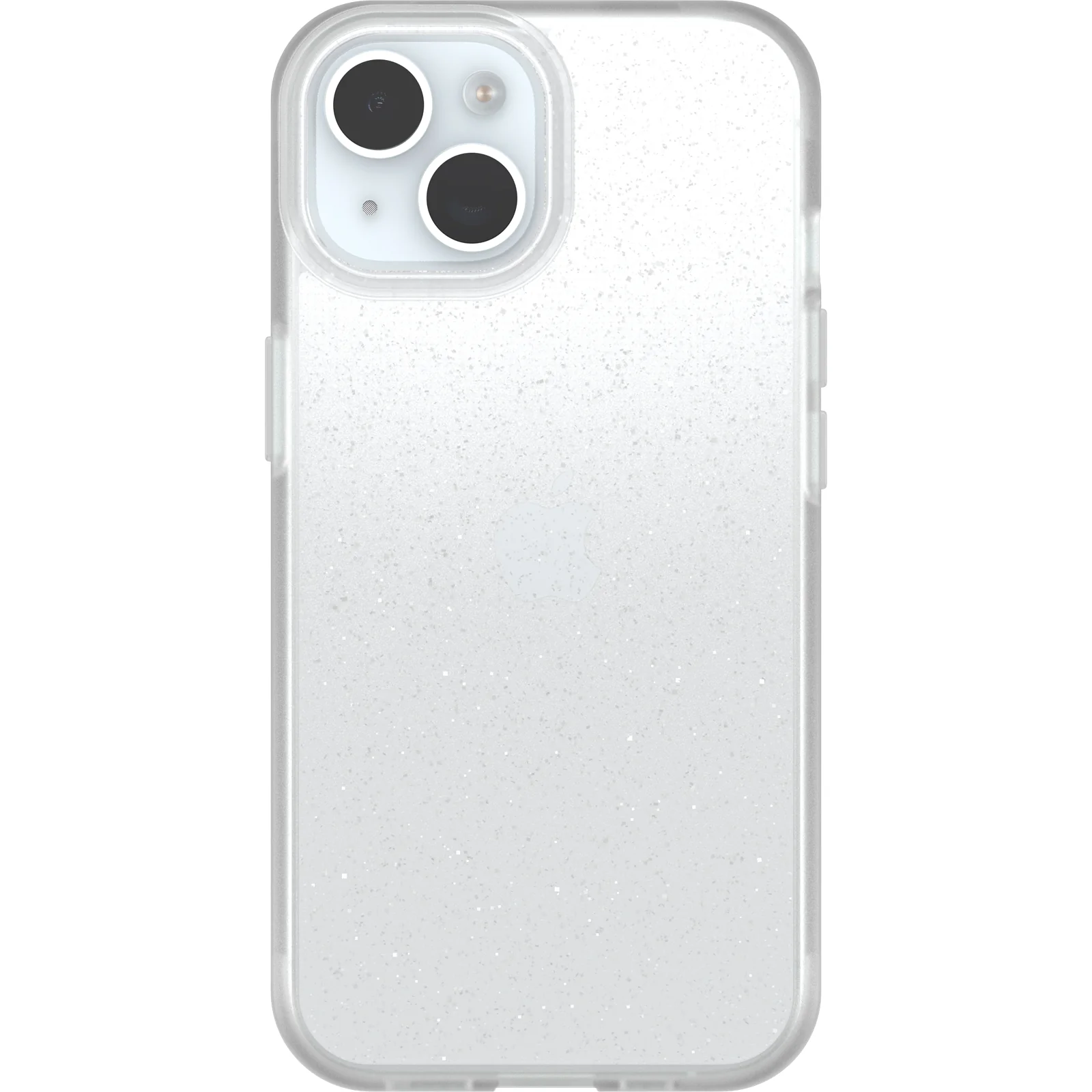 Funda para iPhone 15 React Clear Series de OtterBox - Stardust (Purpurina Transparente)