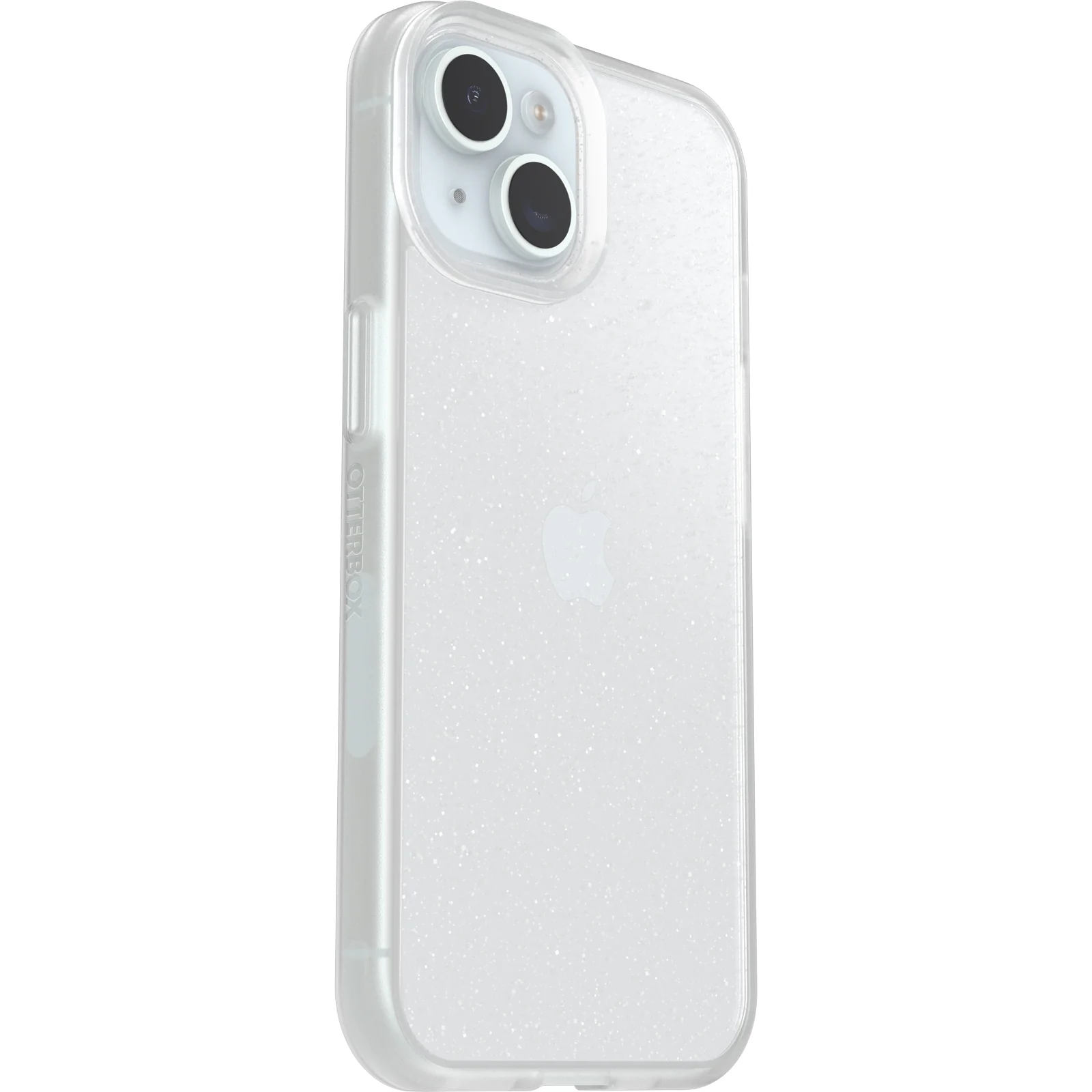 Funda para iPhone 15 React Clear Series de OtterBox - Stardust (Purpurina Transparente) - Image 2