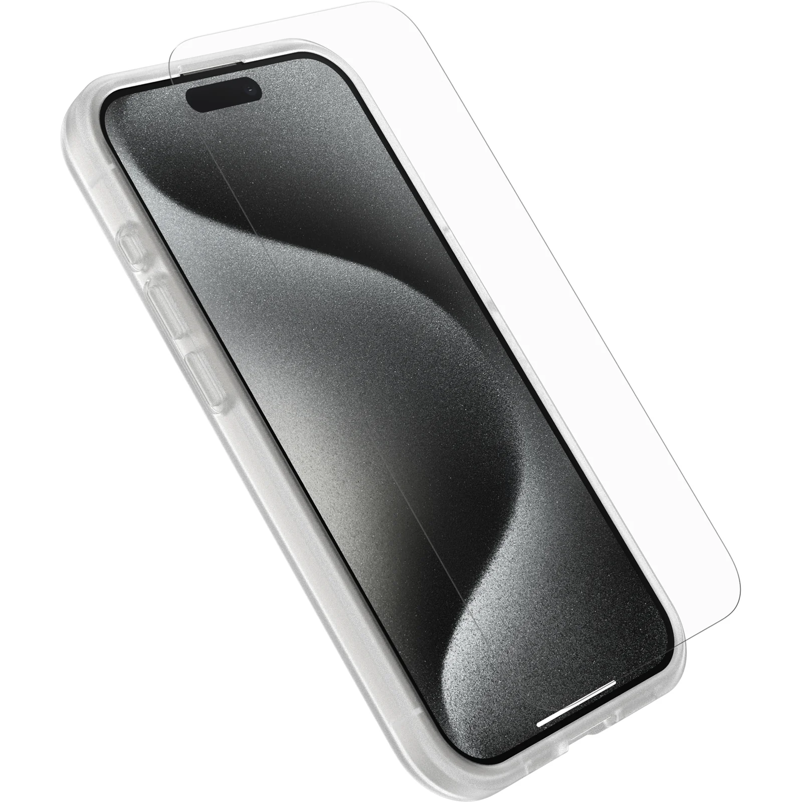 Funda para iPhone 15 Pro React Series + Protector de pantalla OtterBox Glass de OtterBox - Clear (Transparente)