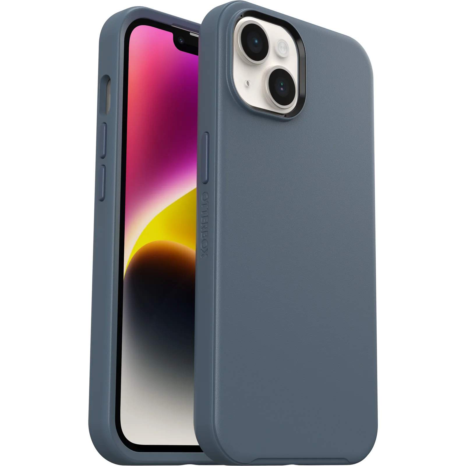Funda para iPhone 14 Symmetry Series para MagSafe de OtterBox - Bluetiful (Azul) - Image 3