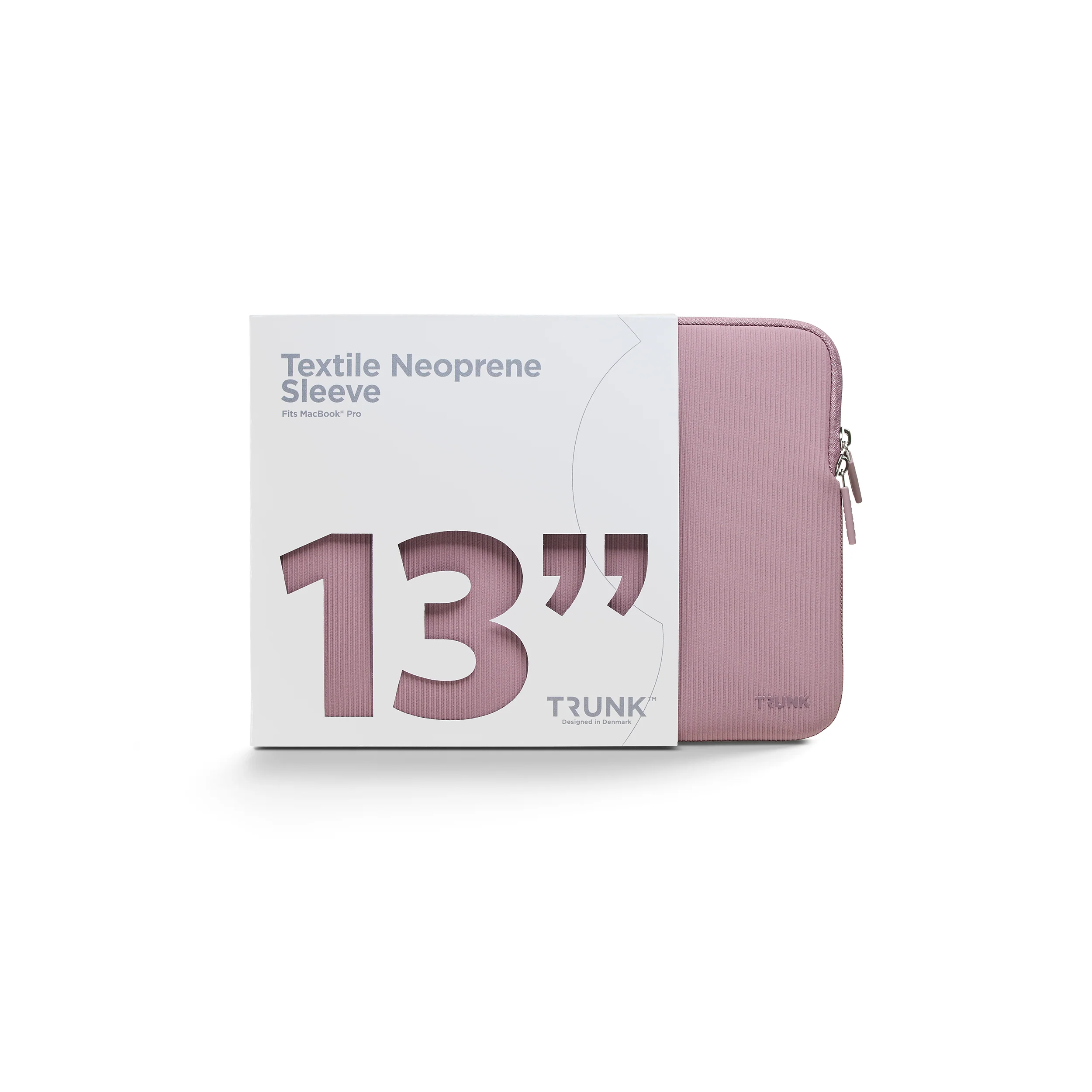 Funda para MacBook 13 pulgadas Textile Collection de Trunk - Rosa - Image 3