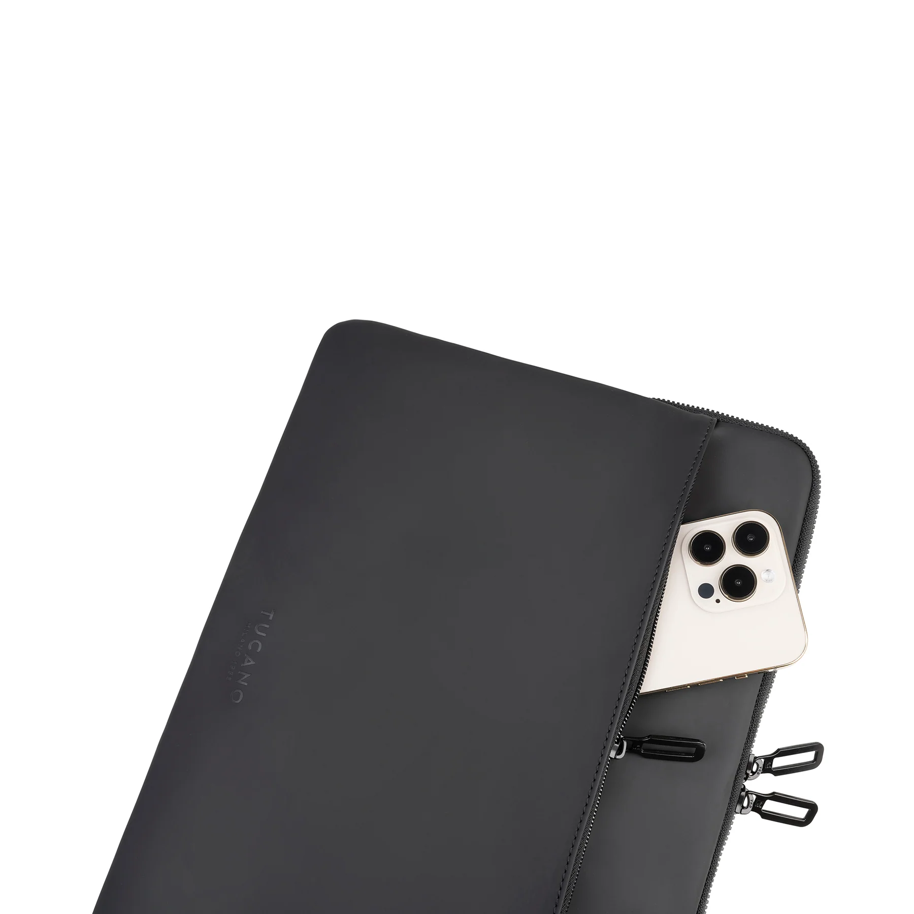 Funda para MacBook 13 y 14 pulgadas de Tucano Gommo Slim - Negro - Image 4