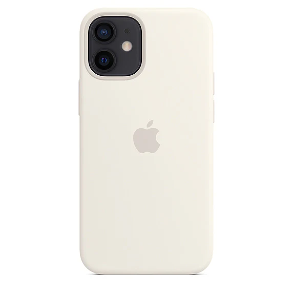 Funda para iPhone 12 mini Silicone Case con MagSafe de Apple - Blanco - Image 3