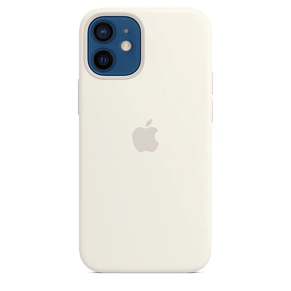 Funda para iPhone 12 mini Silicone Case con MagSafe de Apple - Blanco - Image 4