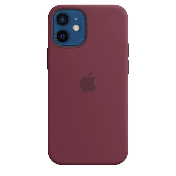 Funda para iPhone 12 mini de silicona con MagSafe - Ciruela - Image 5