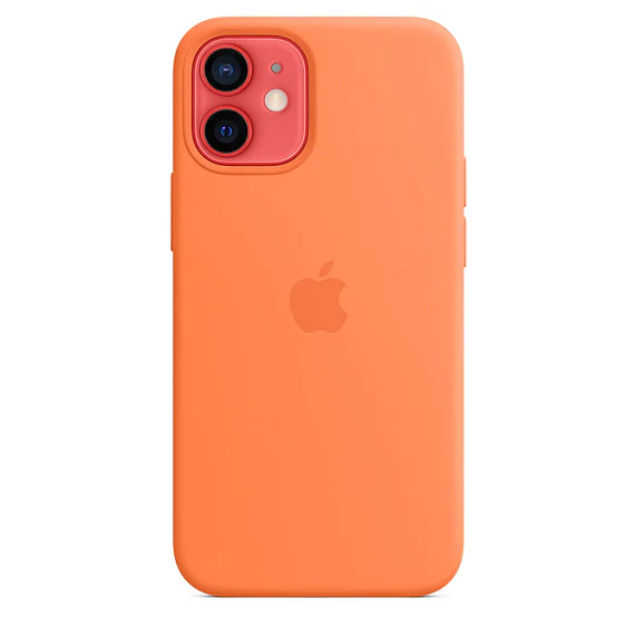 Funda para iPhone 12 mini Silicone Case con MagSafe de Apple - Naranja kumquat - Image 3