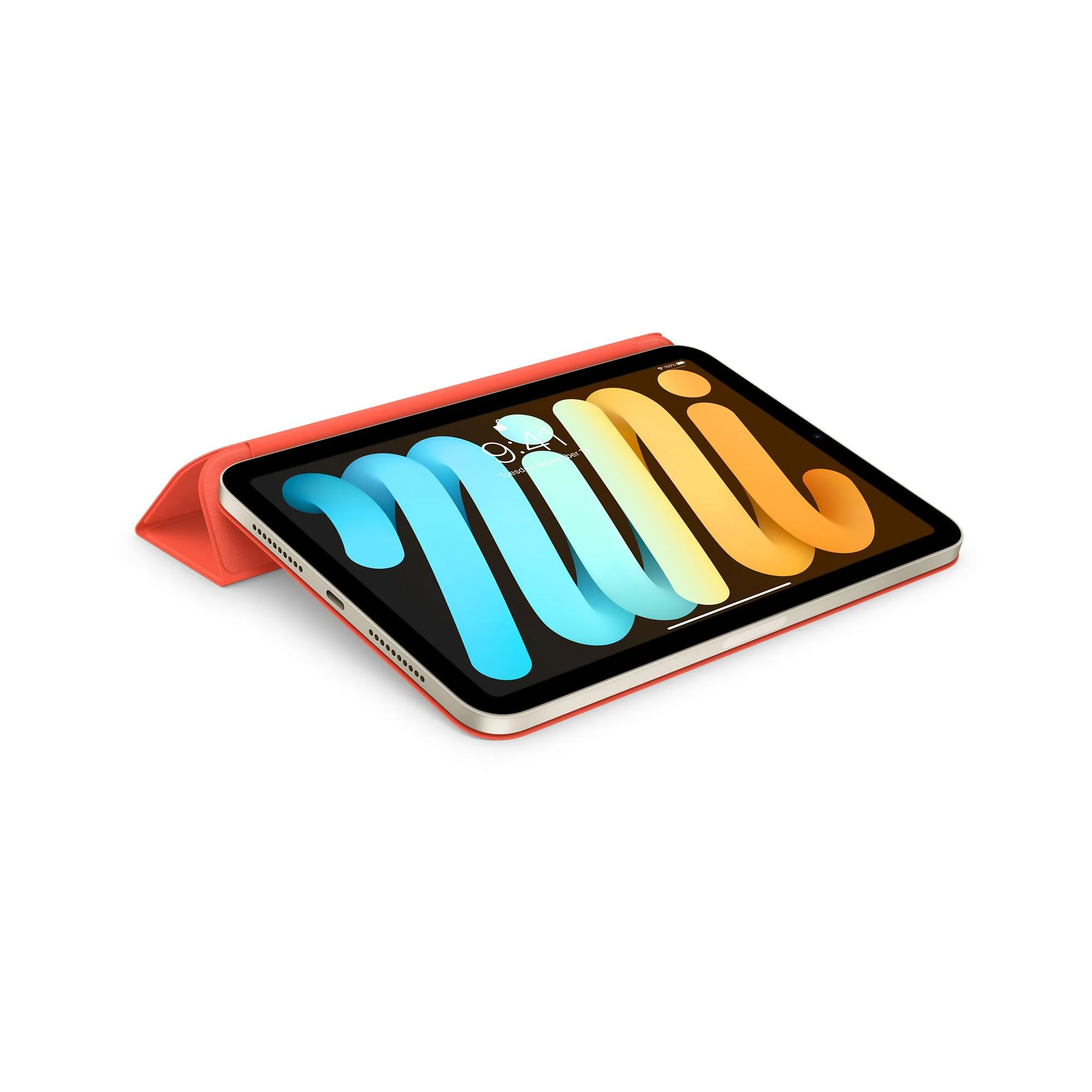 Funda para iPad mini (6.ª generación) Smart Folio - Naranja eléctrico - Image 3
