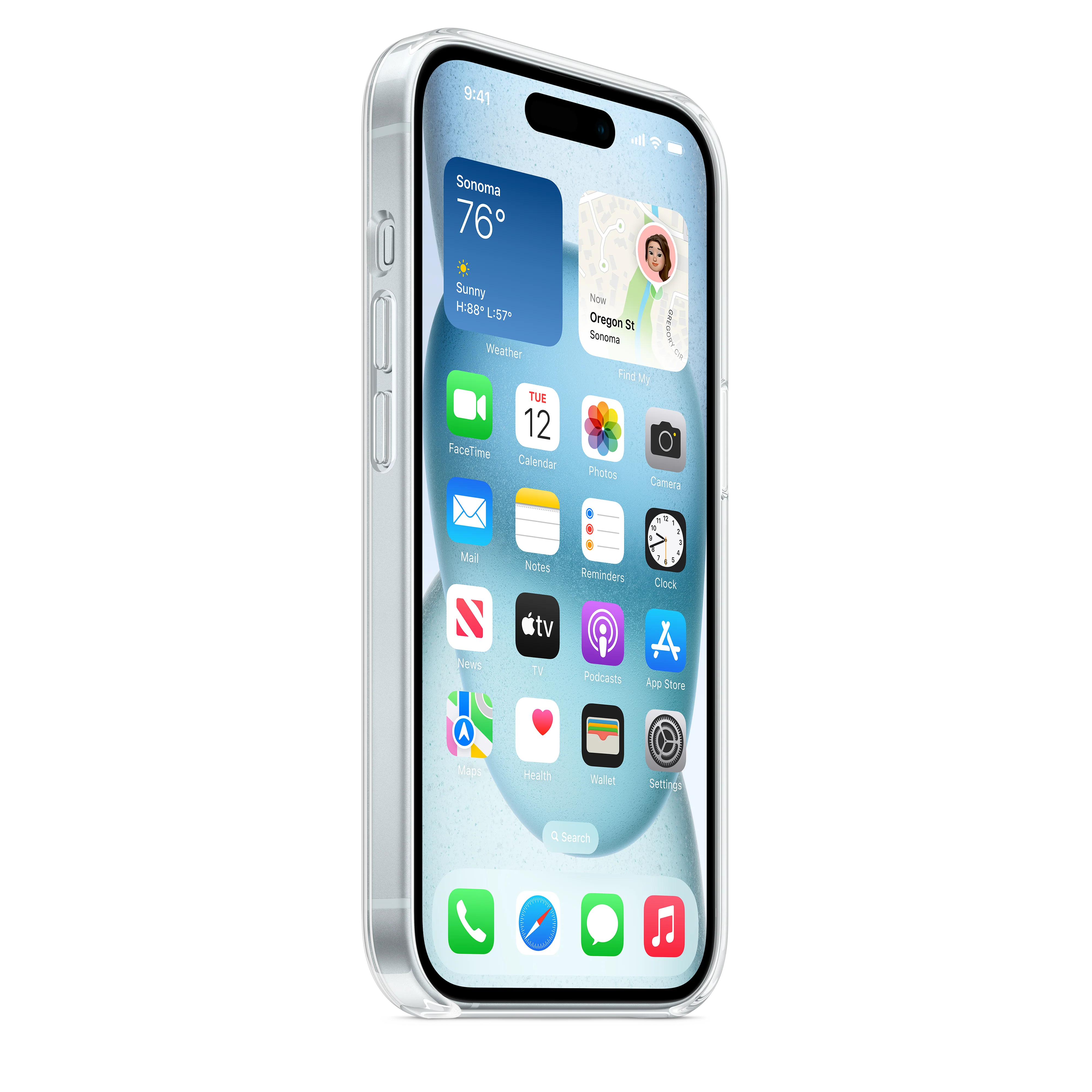 Funda para iPhone 15 transparente con MagSafe - Image 7