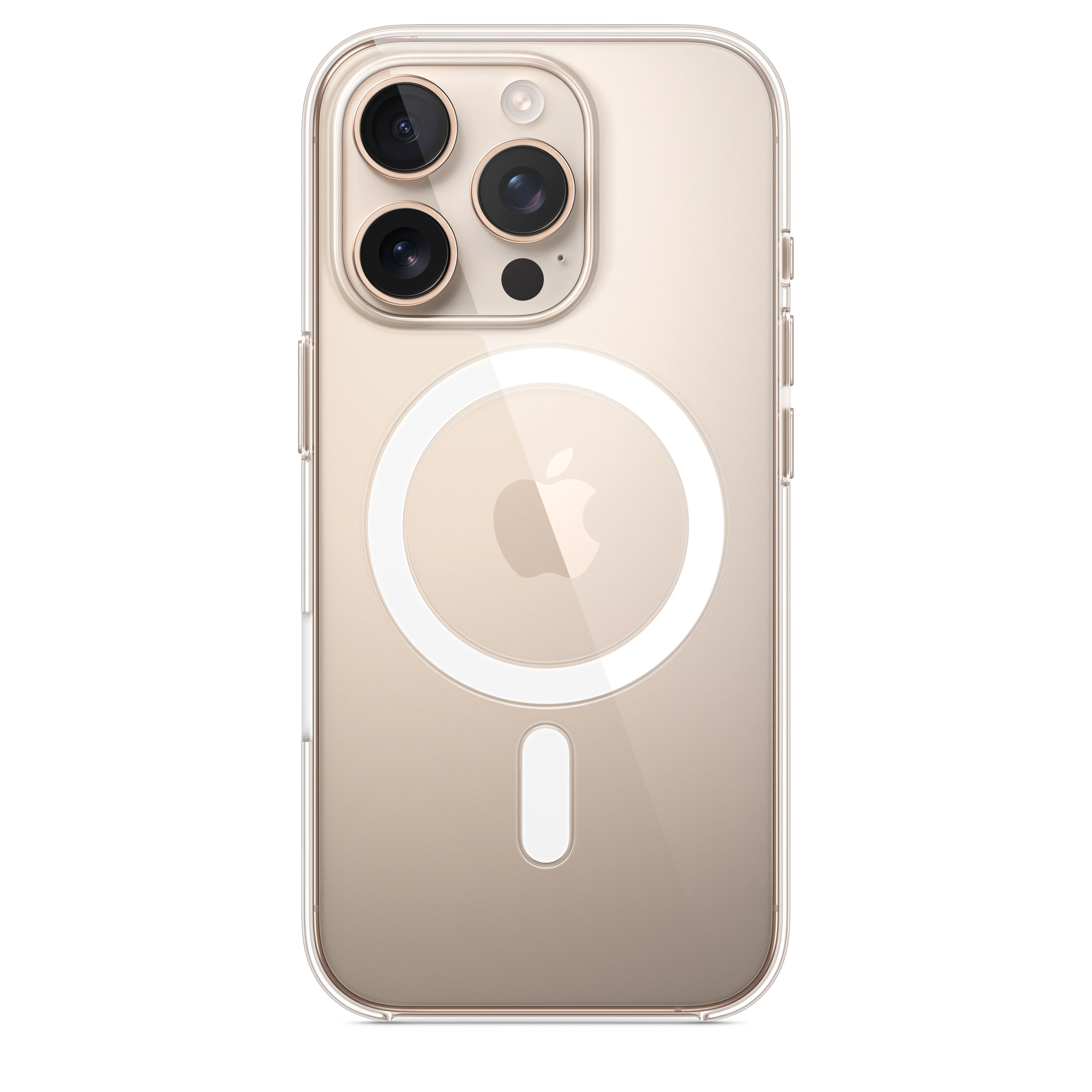 Funda para iPhone 16 Pro transparente con MagSafe