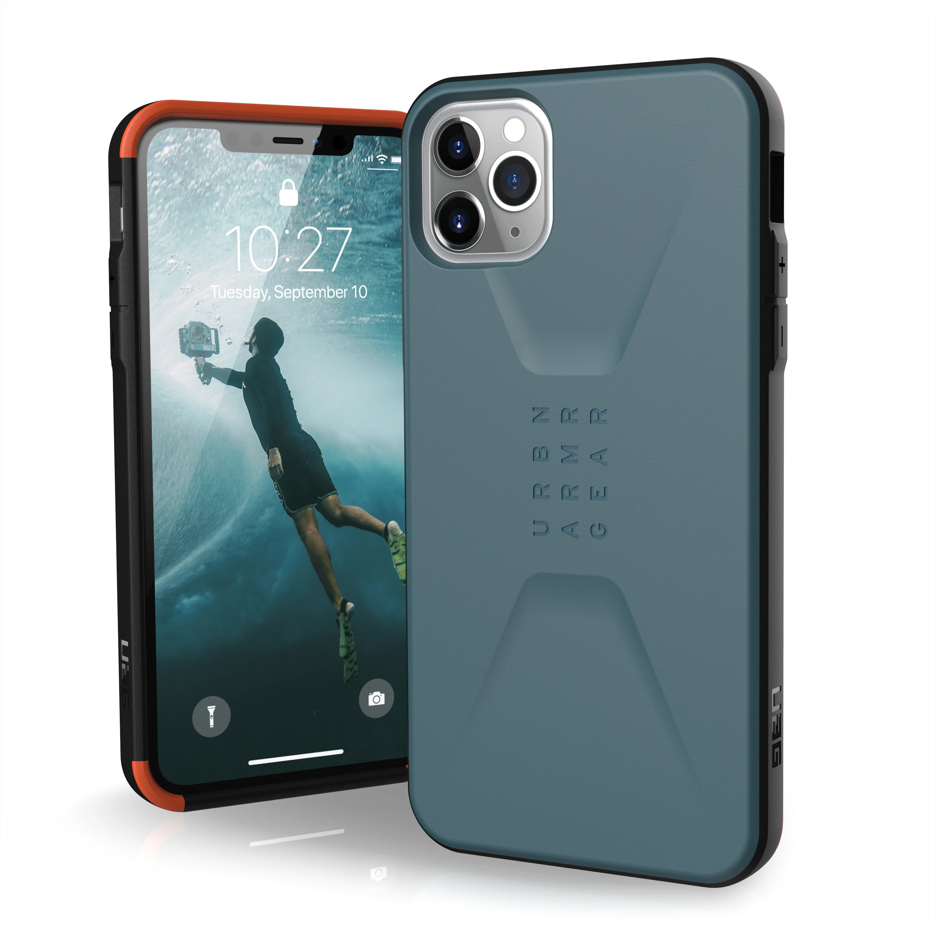Funda para iPhone 11 Pro Max Civilian de UAG - Pizarra - Image 4