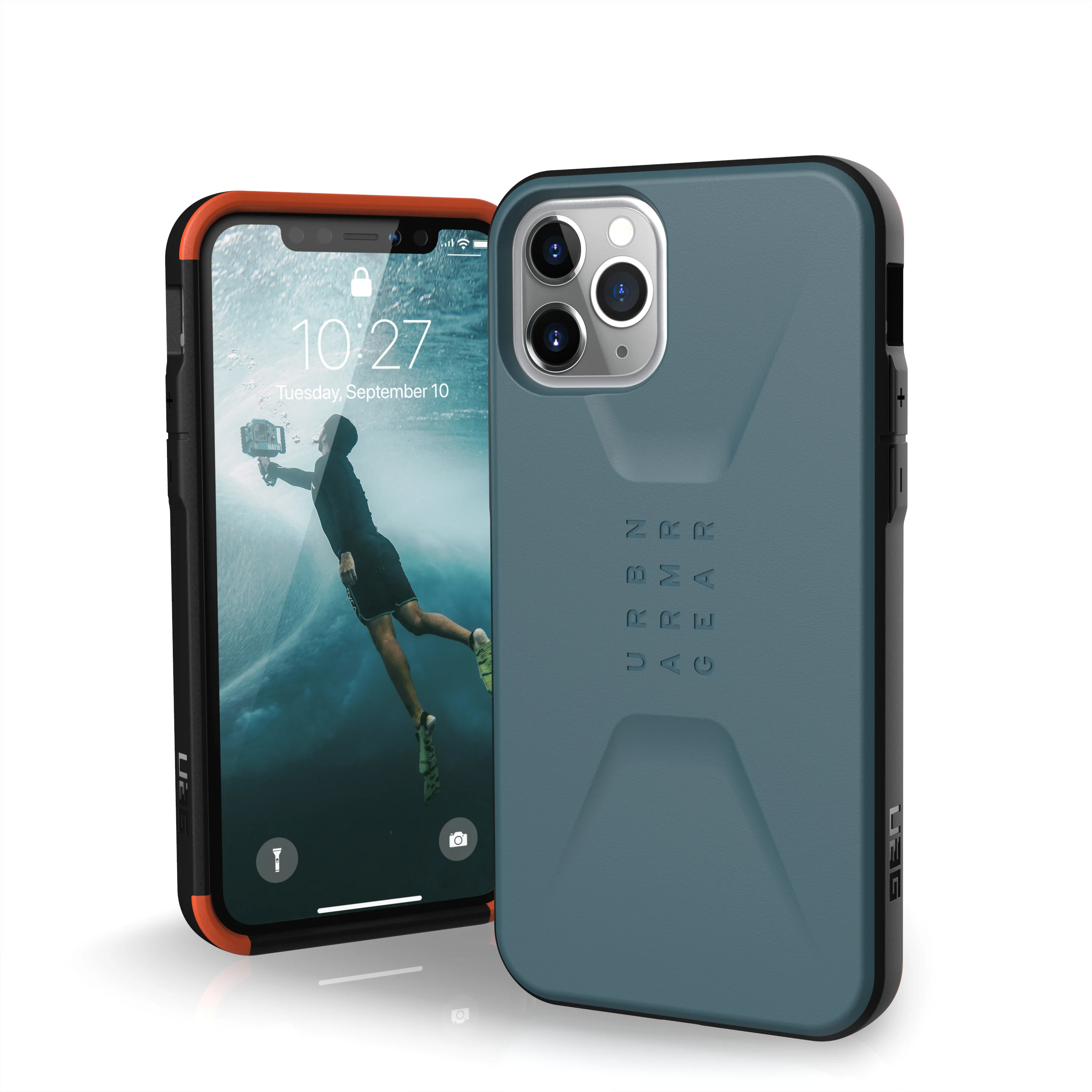 Funda para iPhone 11 Pro Civilian de UAG - Pizarra - Image 4