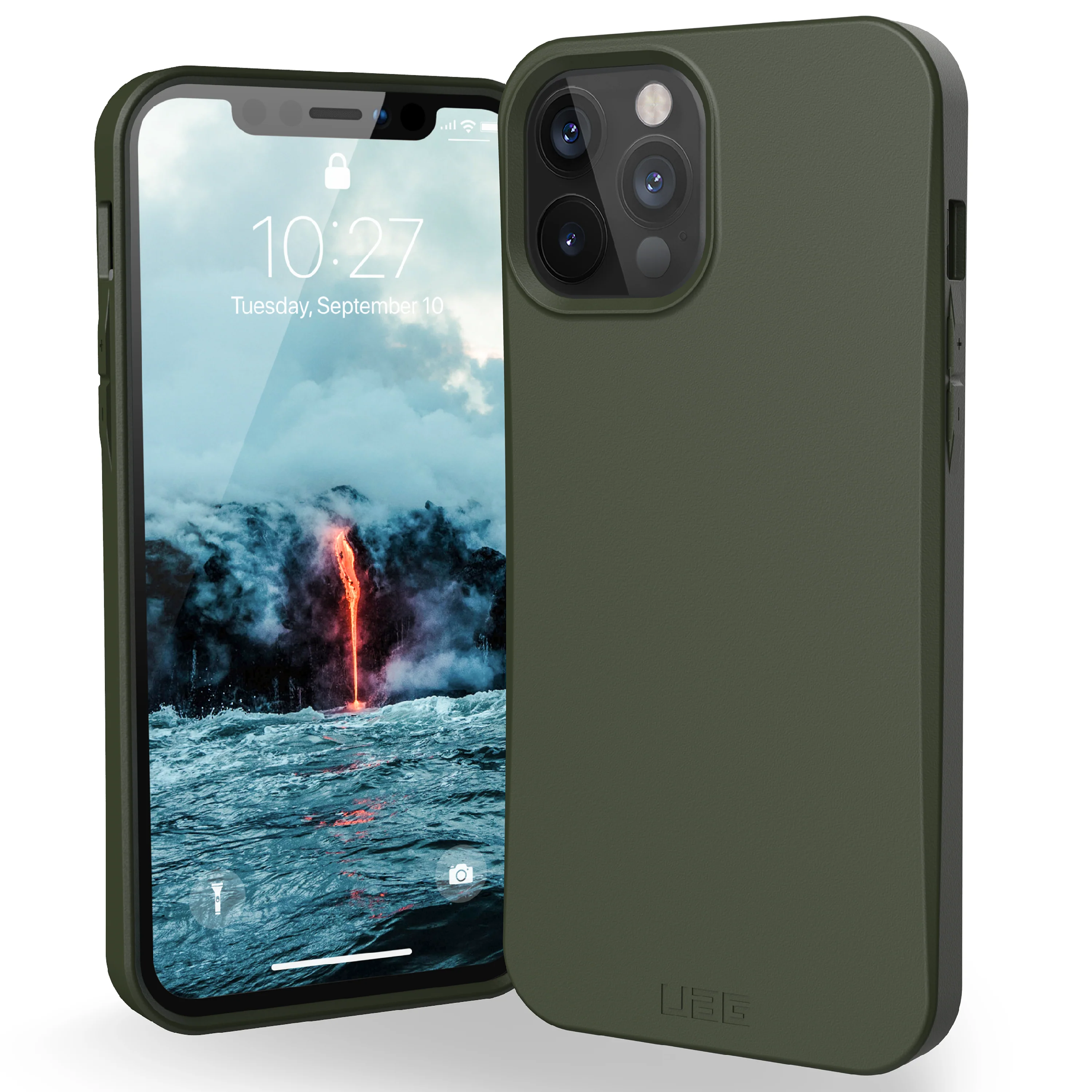 Funda para iPhone 12 Pro Max Outback de UAG - Oliva