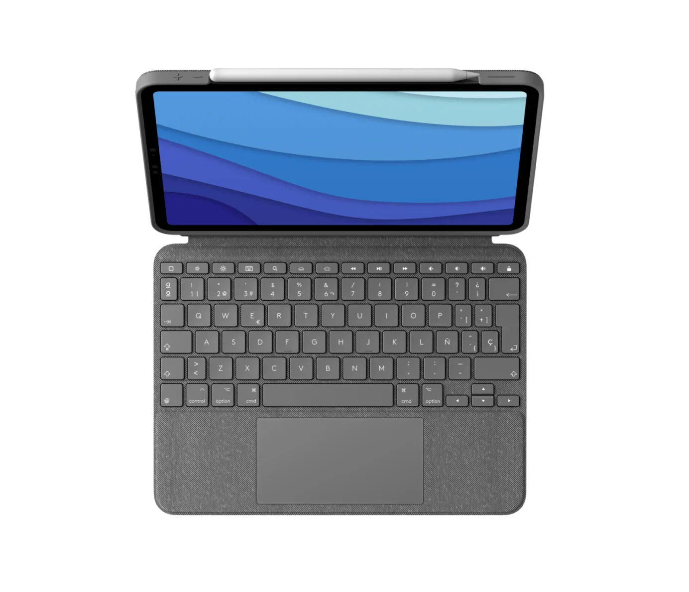 Funda con teclado para iPad (10.ª generación/A16) Combo Touch de Logitech - Gris - Image 4