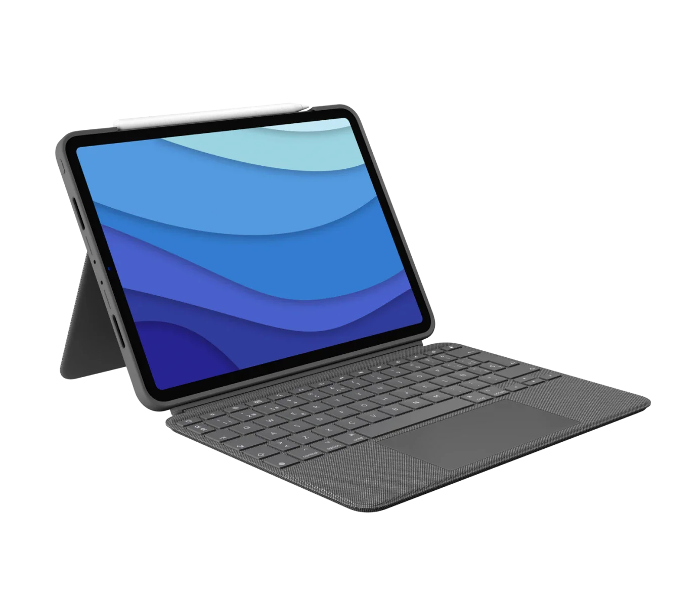 Funda con teclado para iPad Pro 11 pulgadas (3.ª y 4.ª generación) Combo Touch de Logitech - Gris