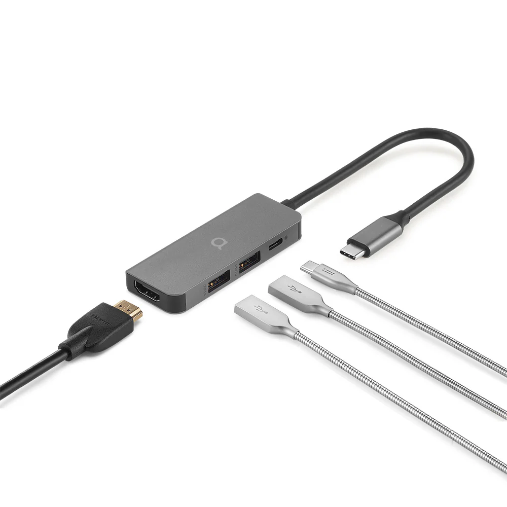 HUB Essential 4 en 1 con HDMI de INTECAT - Image 2