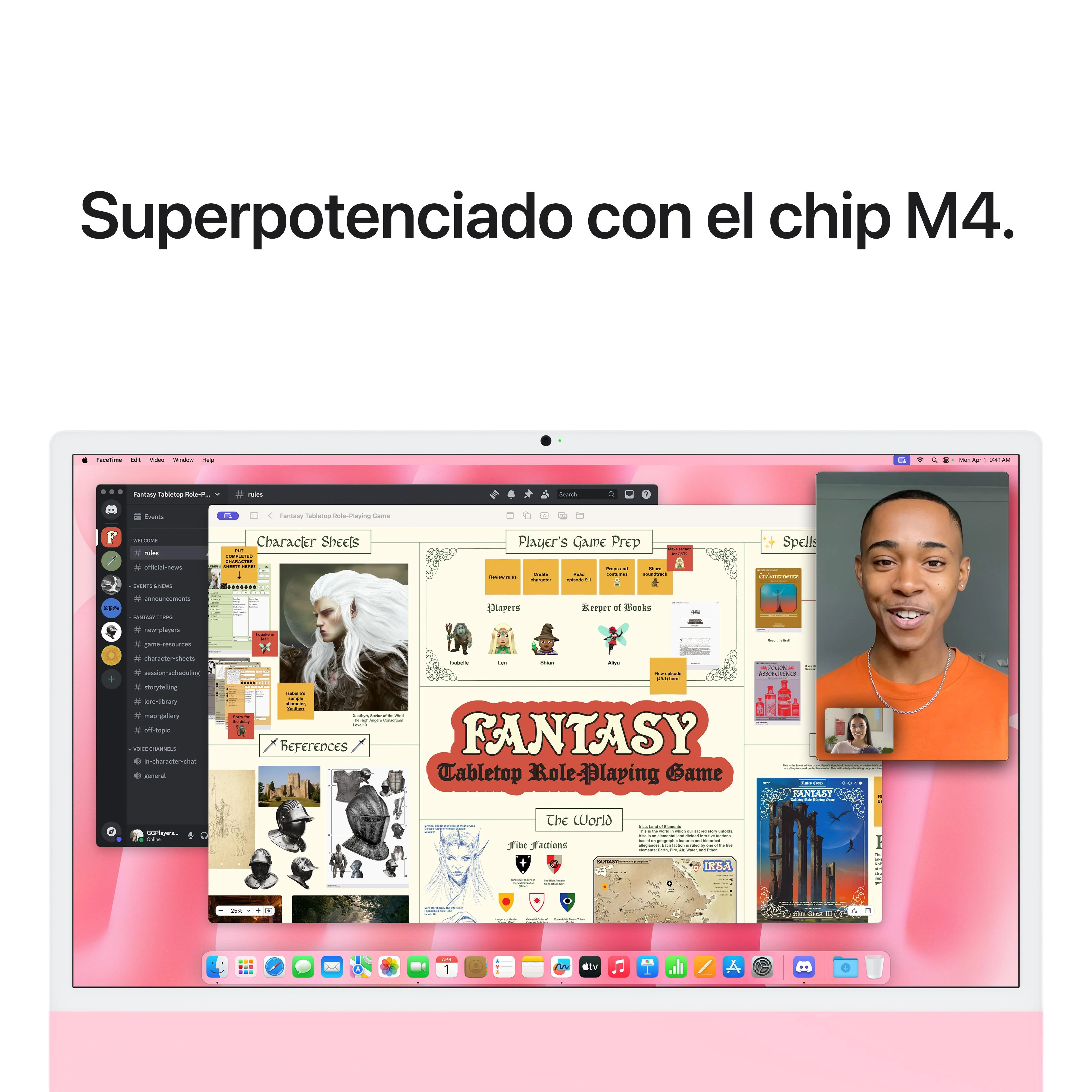 iMac con pantalla Retina 4,5K de 24 pulgadas: Chip M4 de Apple con CPU de 10 núcleos y GPU de 10 núcleos, 512 GB SSD - Rosa - Image 6