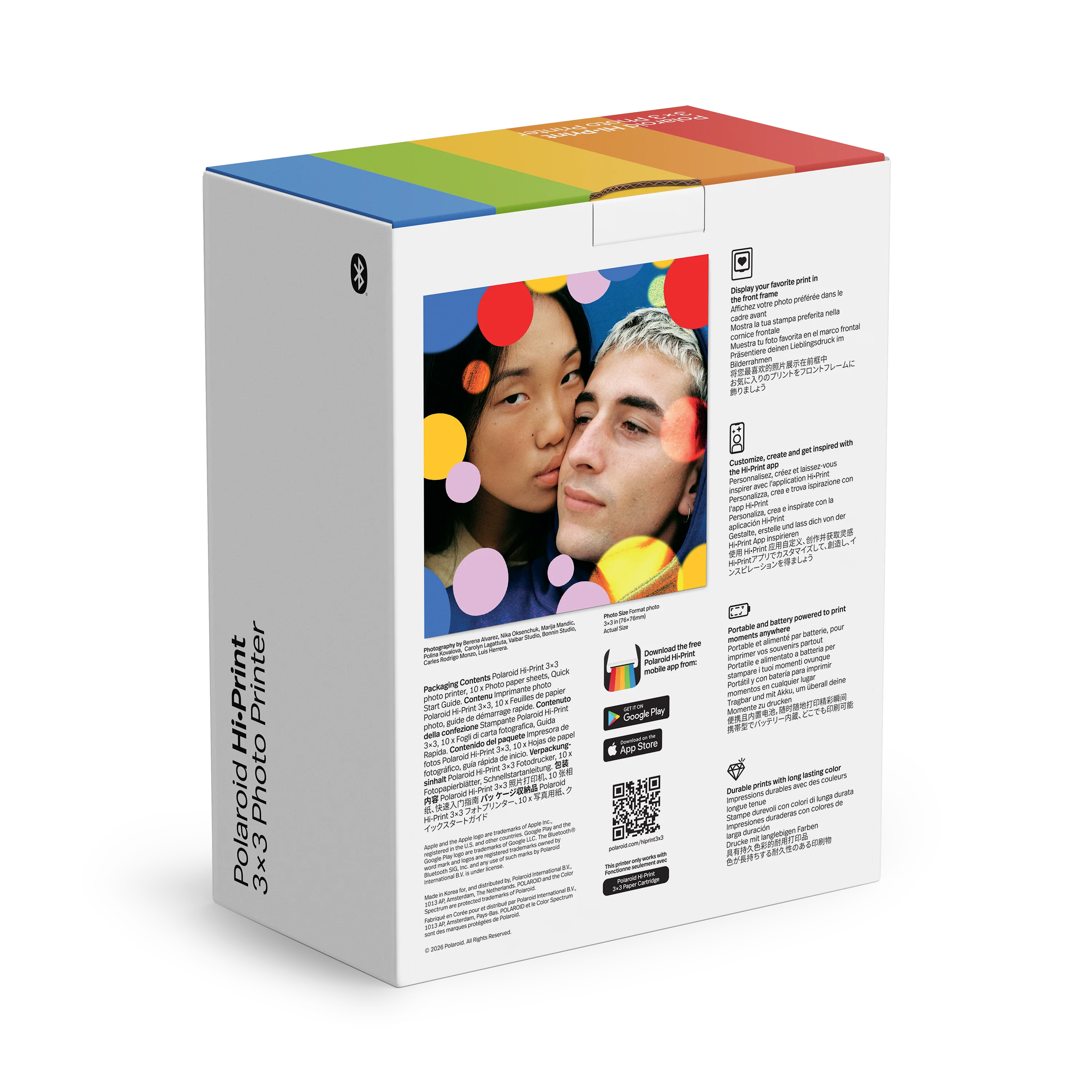 Impresora instantánea Bluetooth Hi-Print 3x3 de Polaroid - Image 9