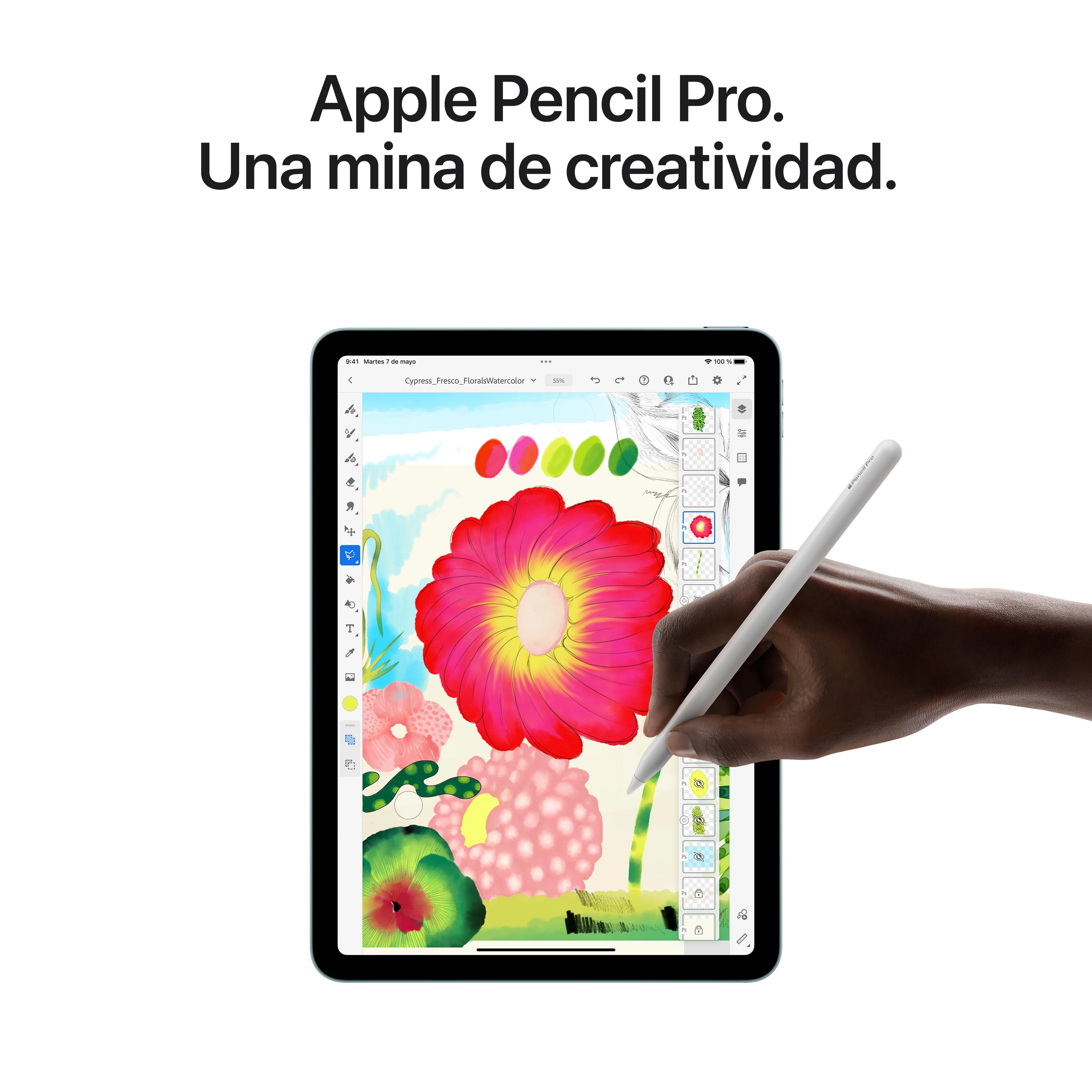 iPad Air de 11 pulgadas Wi-Fi + Cellular 128 GB - Blanco estrella (M2) - Image 7