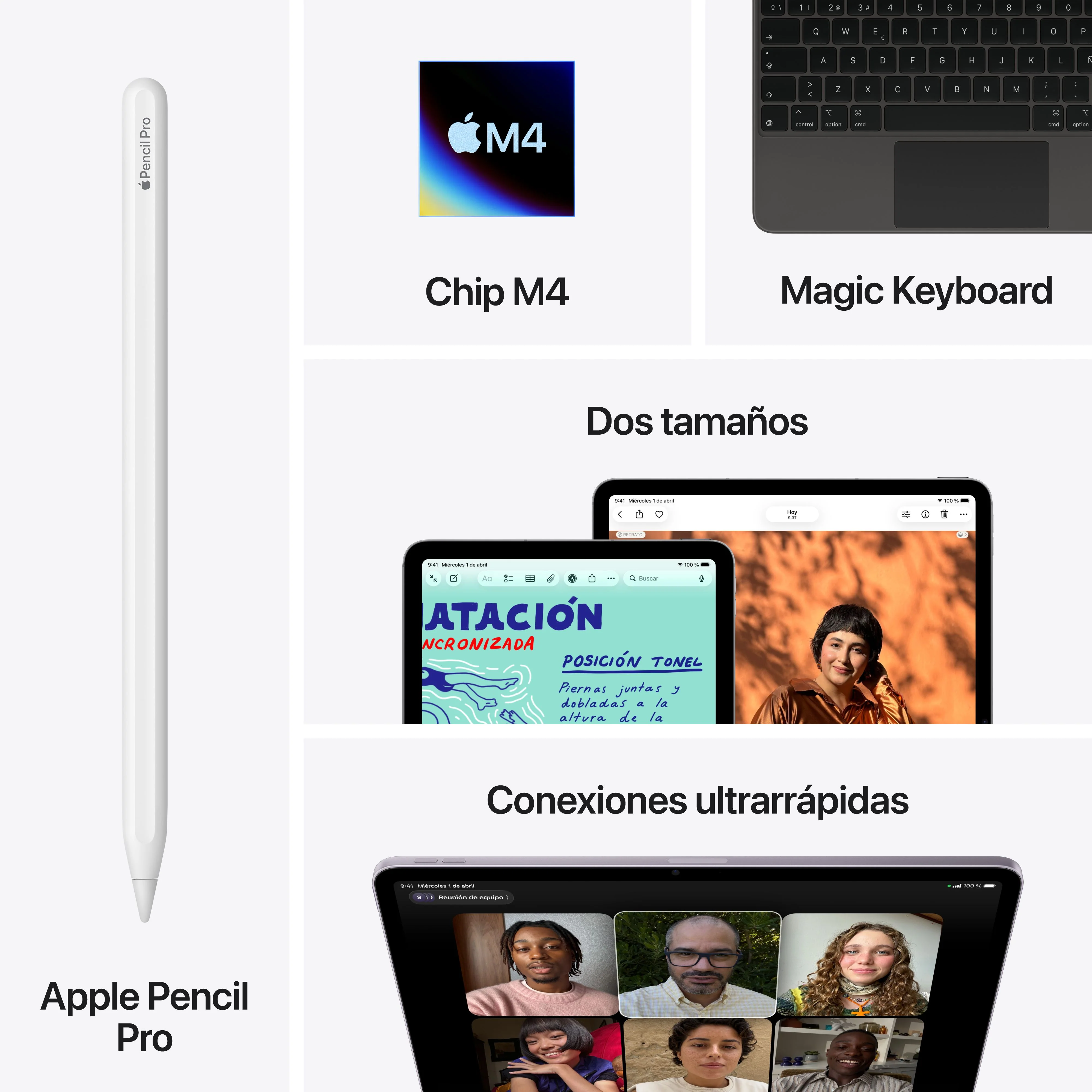iPad Air de 11 pulgadas Wi-Fi + Cellular 256 GB - Púrpura (M4) - Image 9