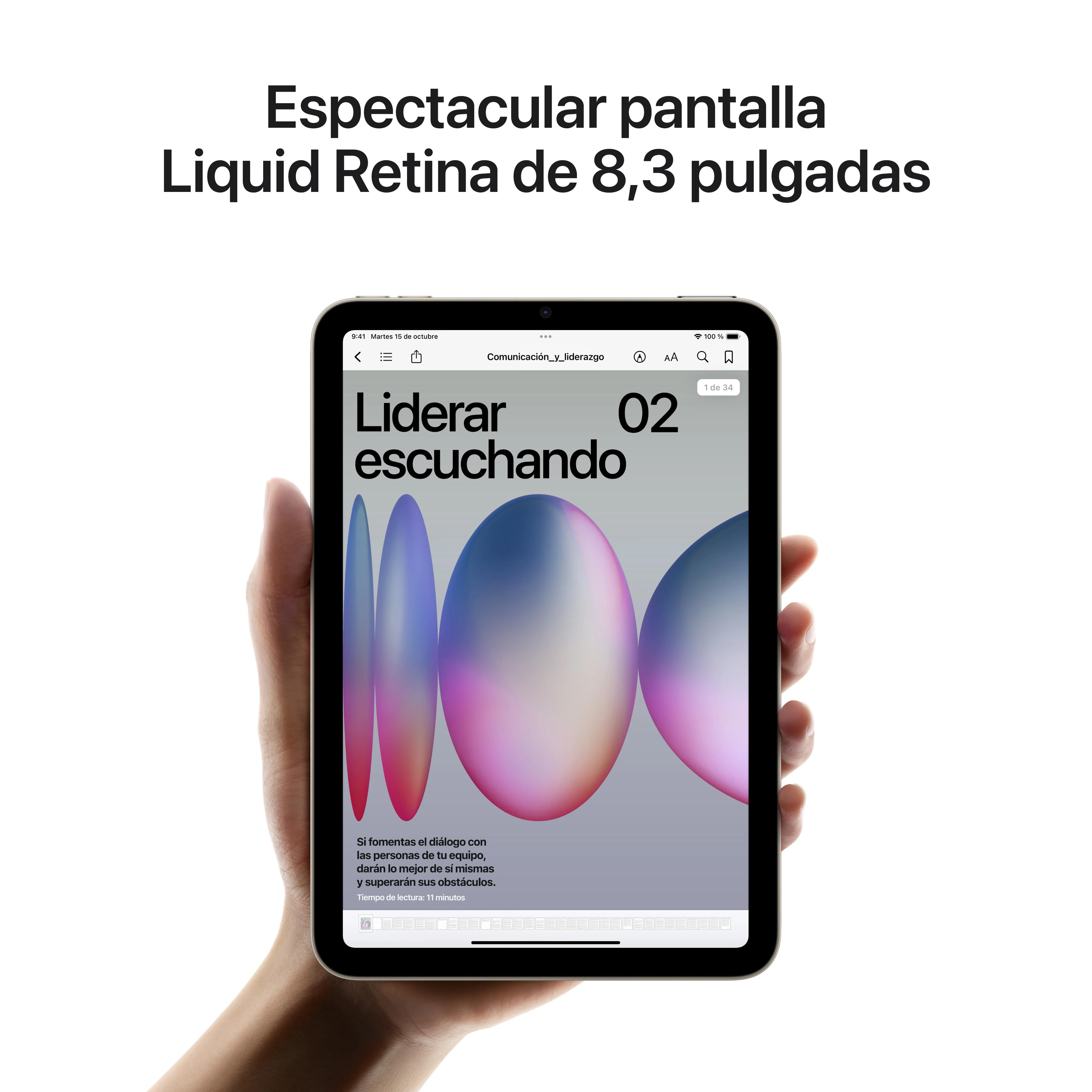 iPad mini Wi-Fi 256 GB - Azul (A17 Pro) - Image 5