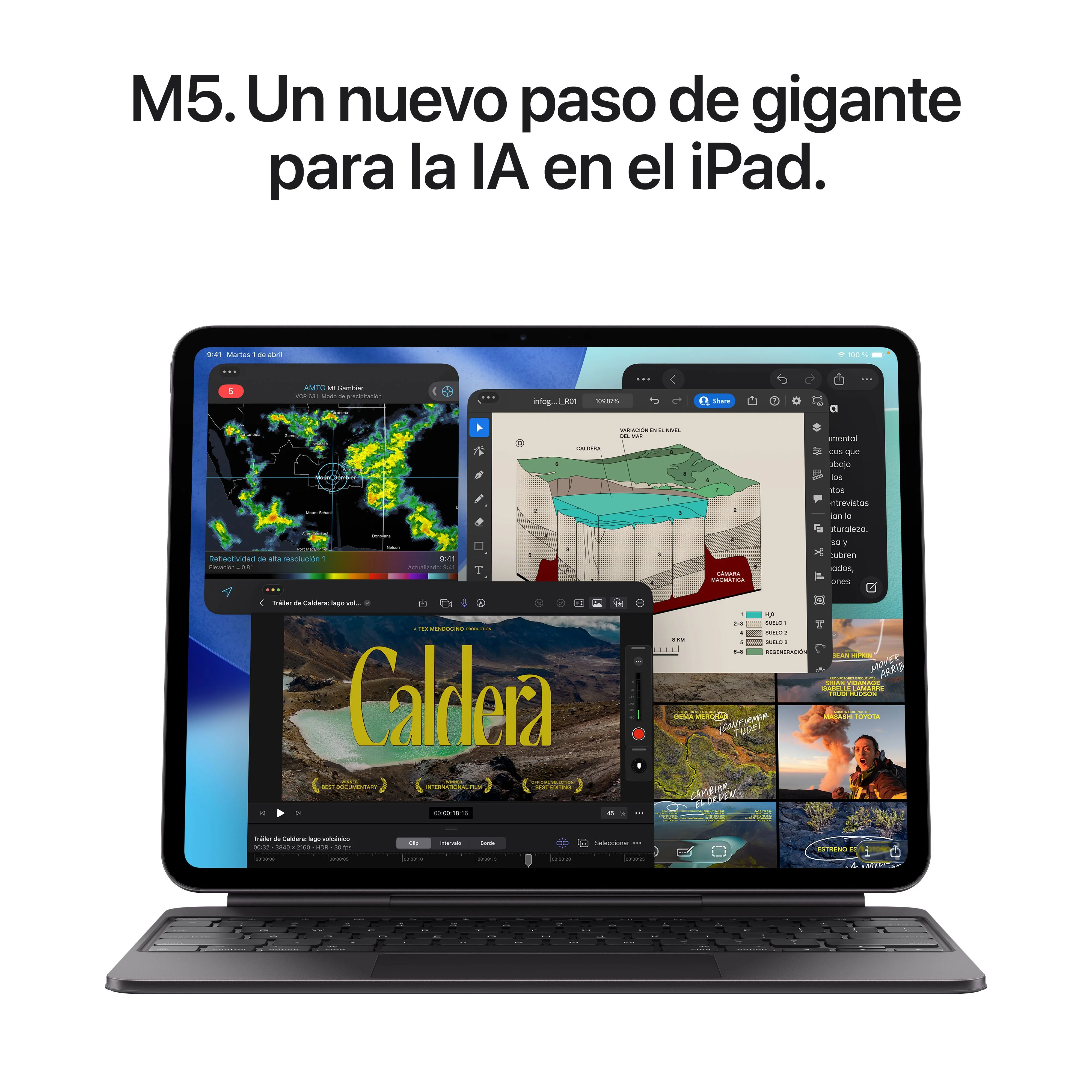 iPad Pro de 11 pulgadas Wi-Fi 2 TB Vidrio nanotexturizado - Negro espacial (M5) - Image 4