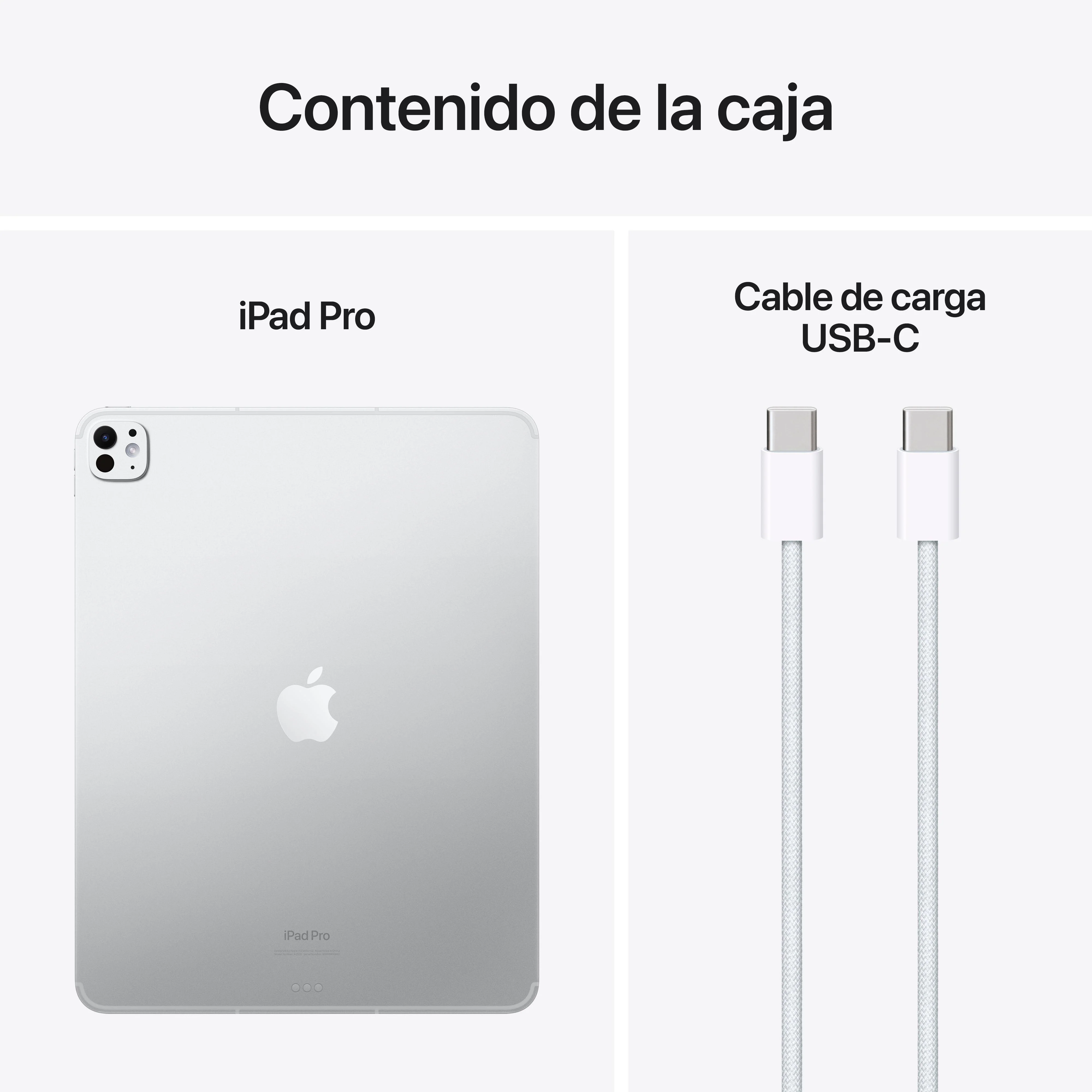 iPad Pro de 13 pulgadas Wi-Fi + Cellular 1 TB Vidrio nanotexturizado - Plata (M4) - Image 10