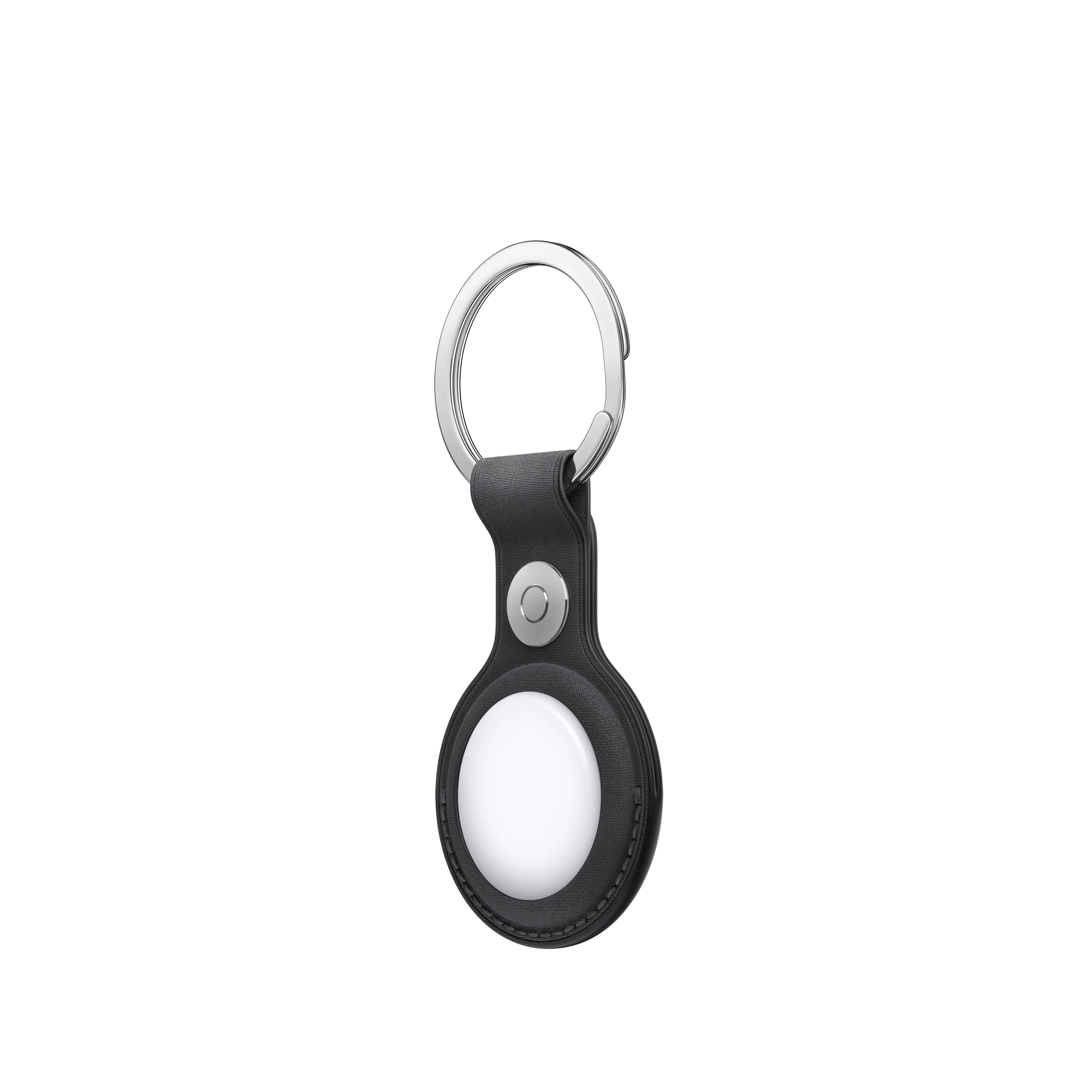 Llavero de trenzado fino para el AirTag - Negro - Image 2