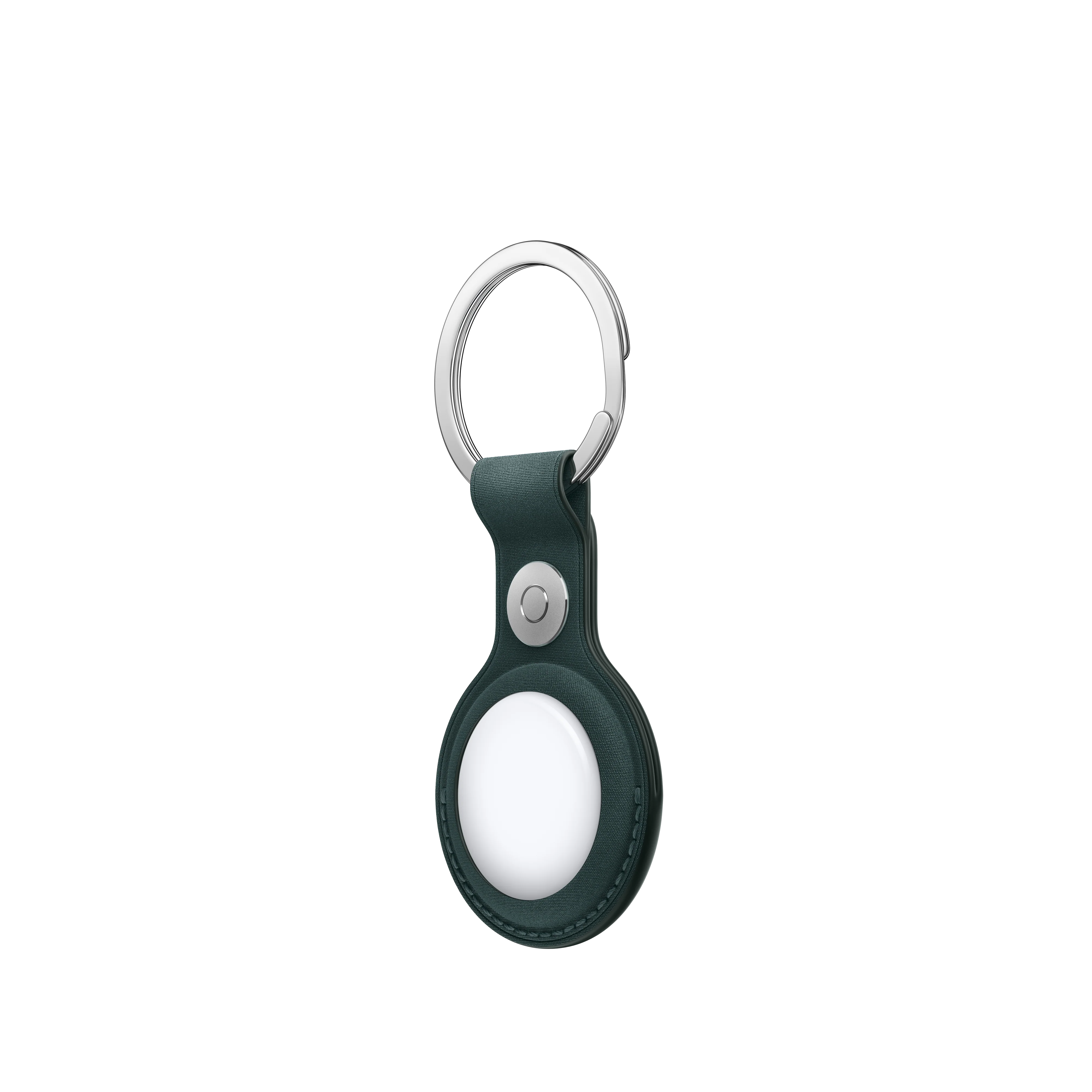 Llavero de trenzado fino para el AirTag - Verde oscuro - Image 2