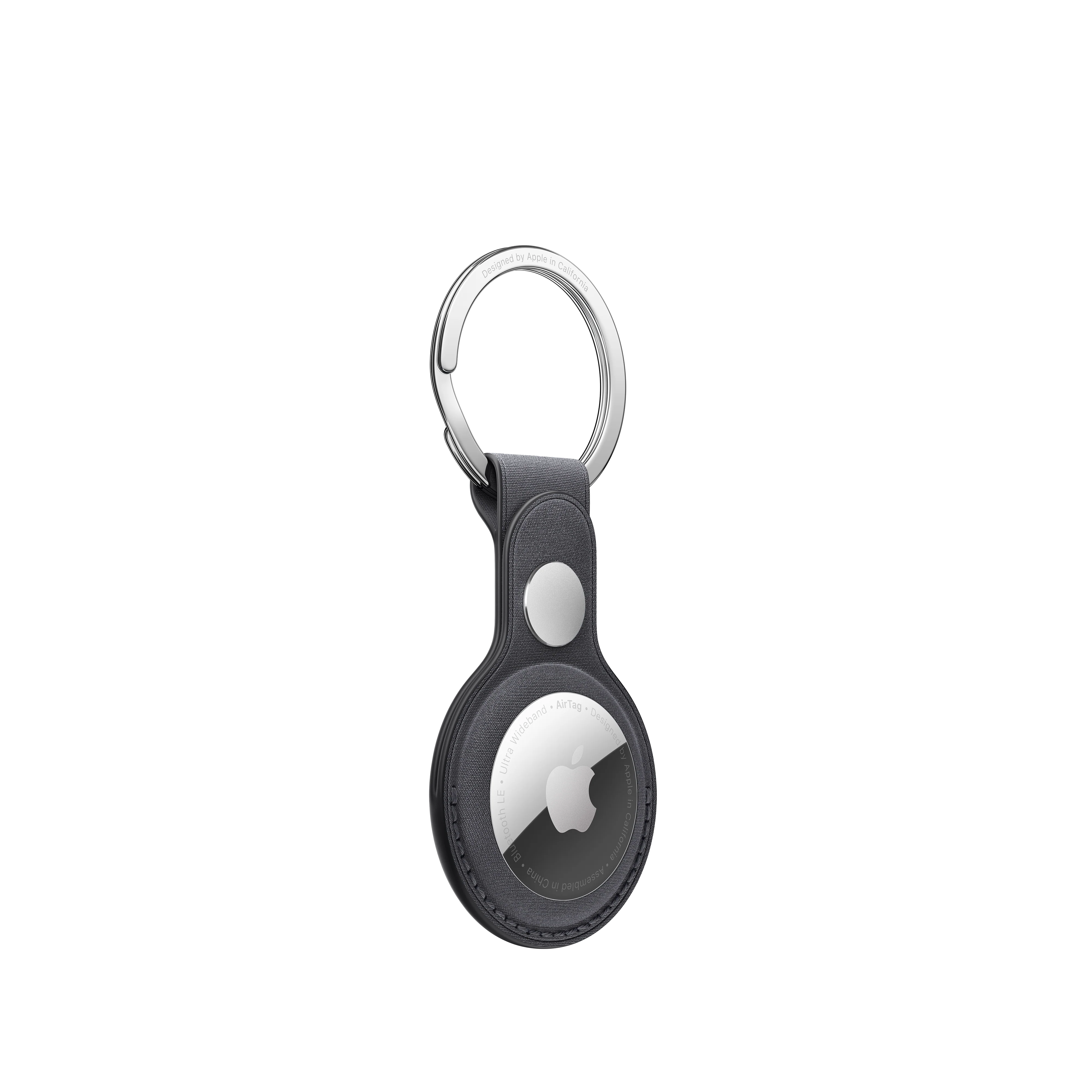 Llavero de trenzado fino para el AirTag - Negro - Image 3