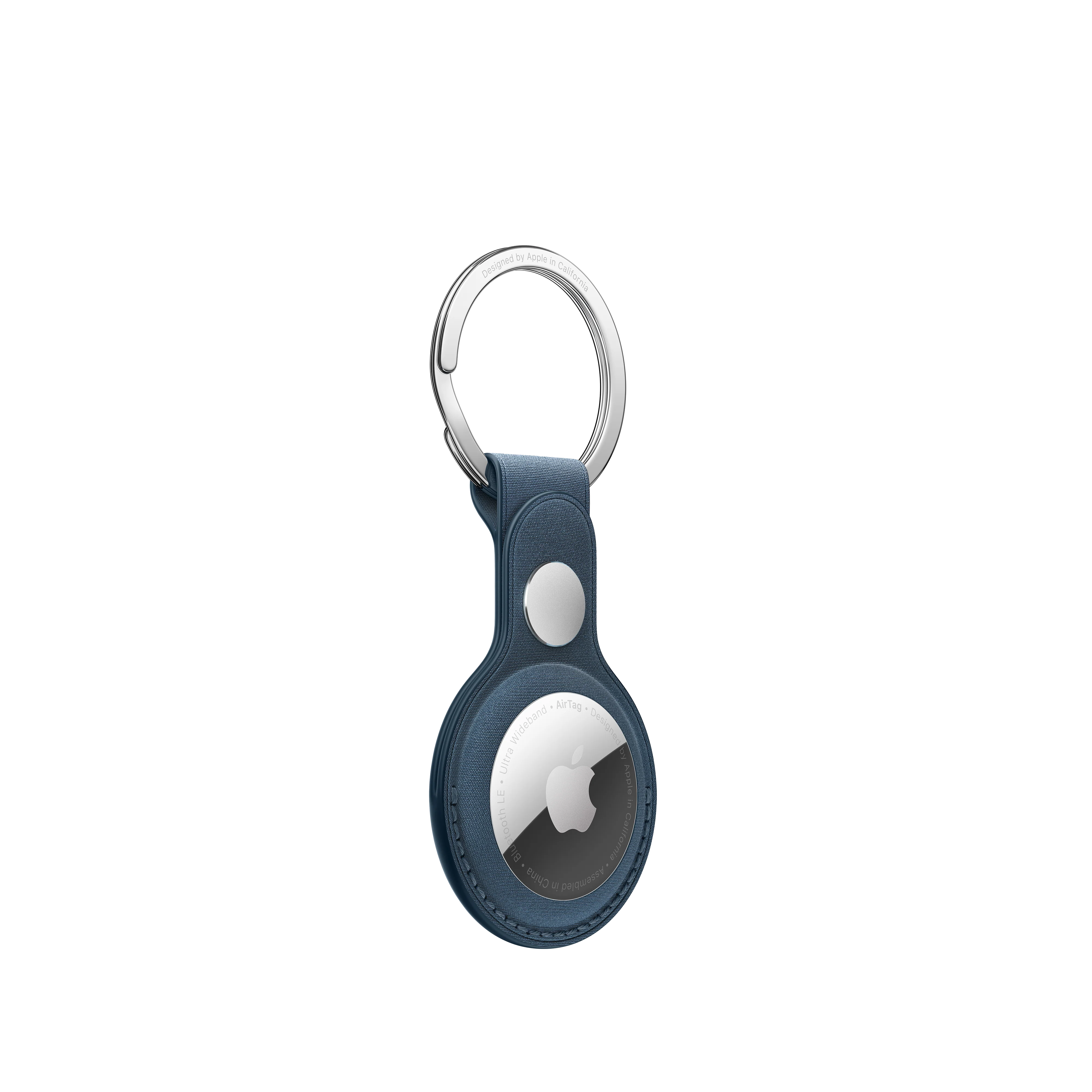 Llavero de trenzado fino para el AirTag - Azul pacífico - Image 3
