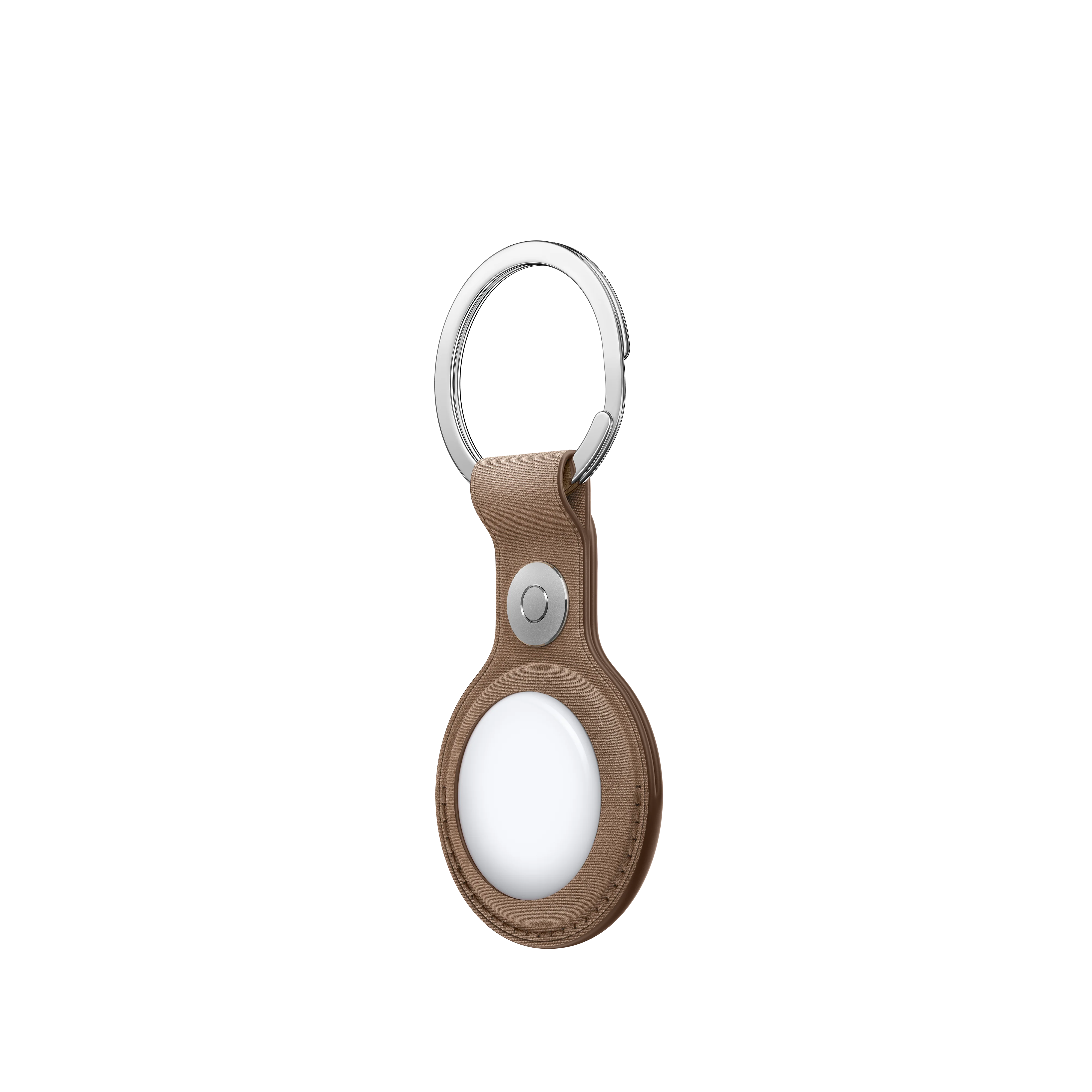 Llavero de trenzado fino para el AirTag - Marrón topo - Image 2