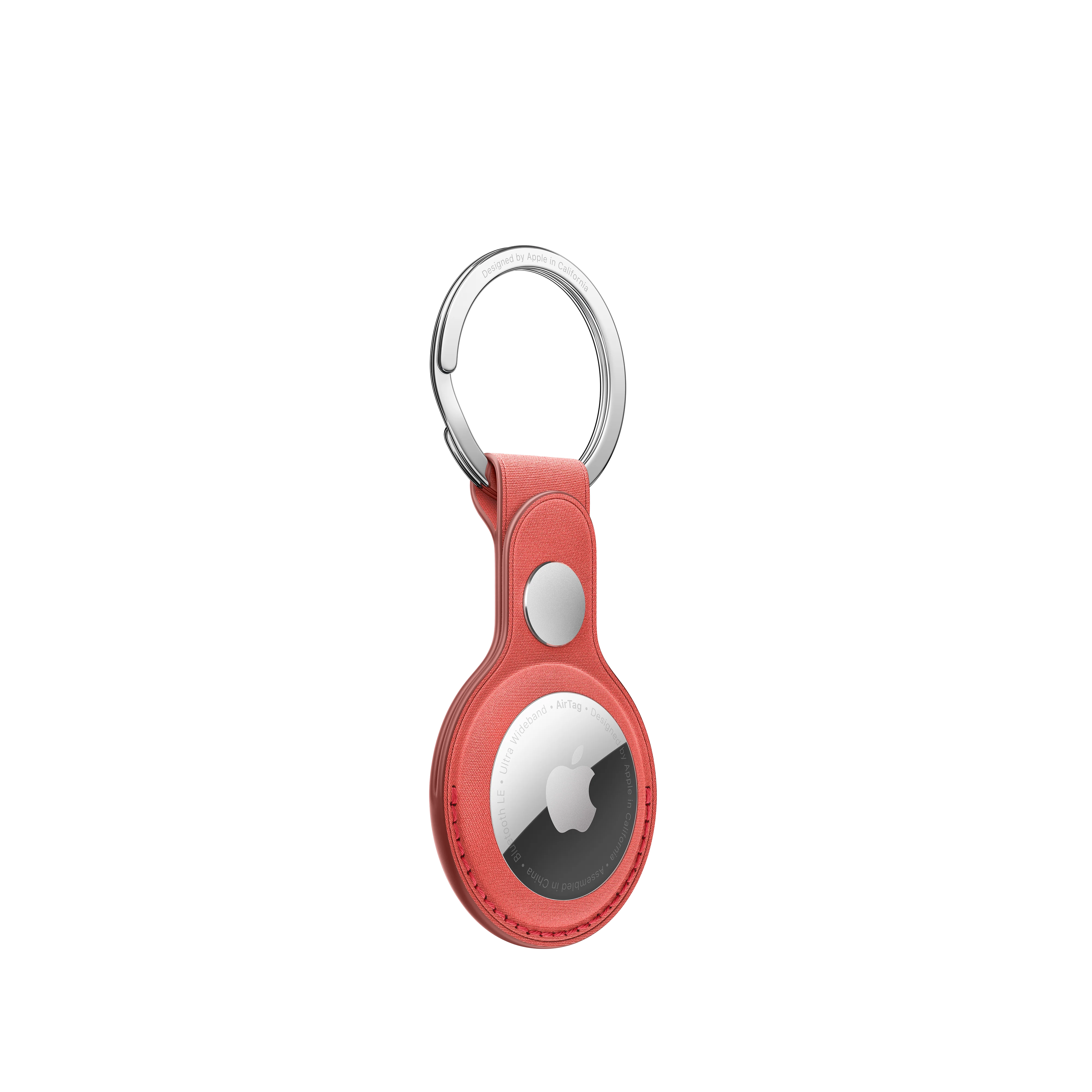 Llavero de trenzado fino para el AirTag - Coral - Image 3