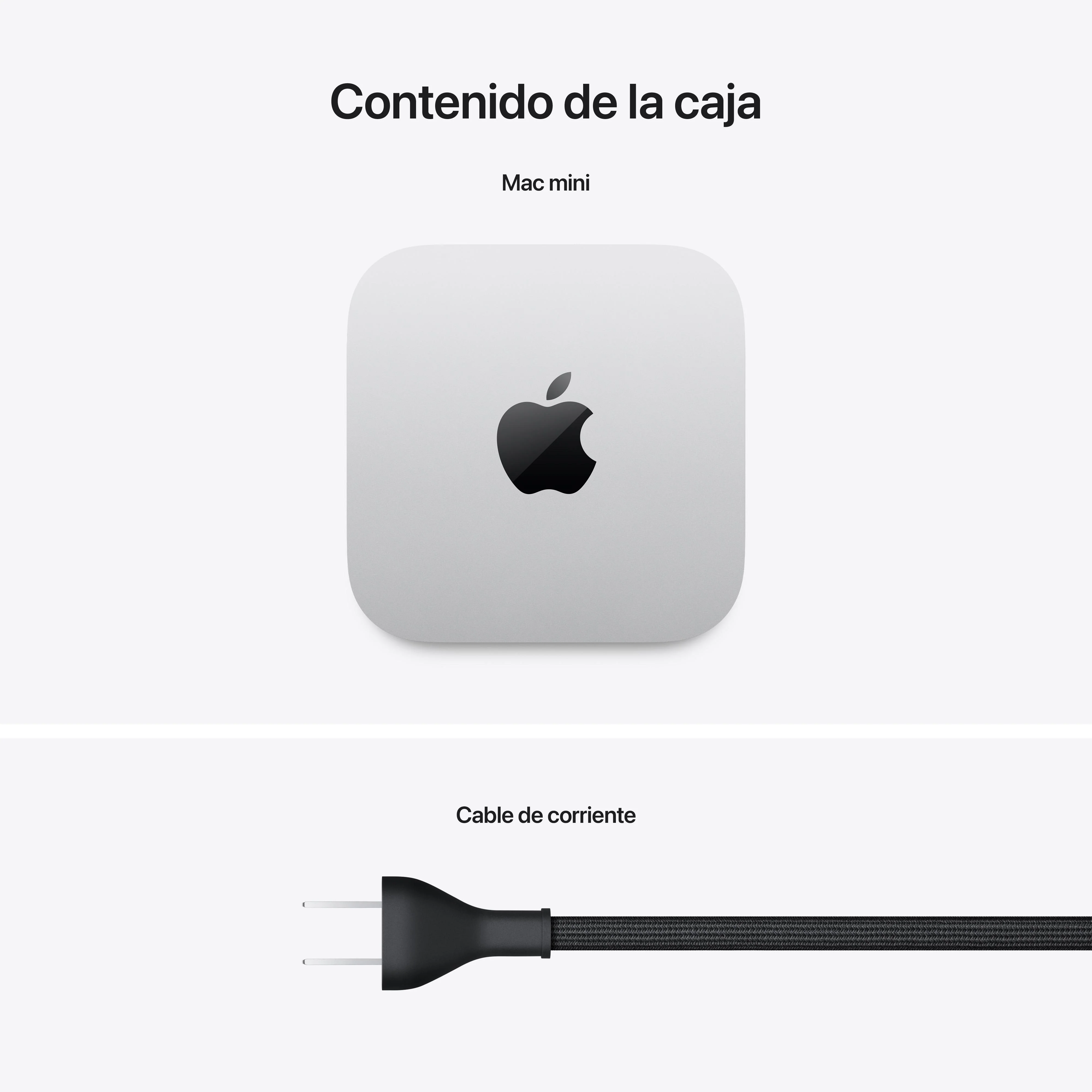 Mac mini: Chip M4 de Apple con CPU de 10 núcleos y GPU de 10 núcleos, 512 GB SSD - Plata - Image 8