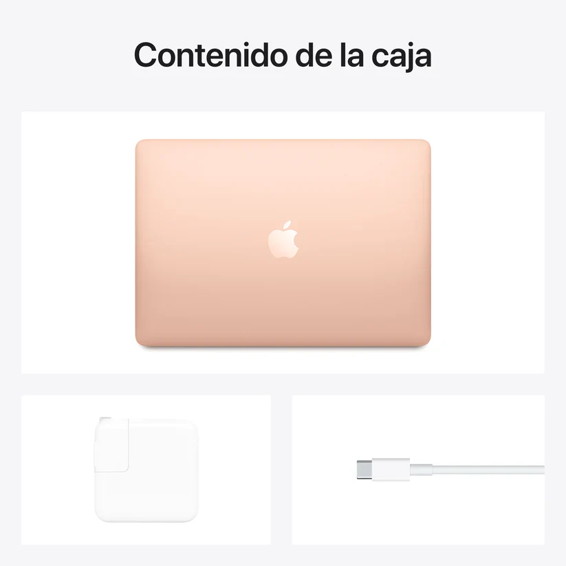 MacBook Air de 13 pulgadas: Chip M1 de Apple con CPU de ocho núcleos y GPU de siete núcleos, 256 GB SSD - Oro - Image 6