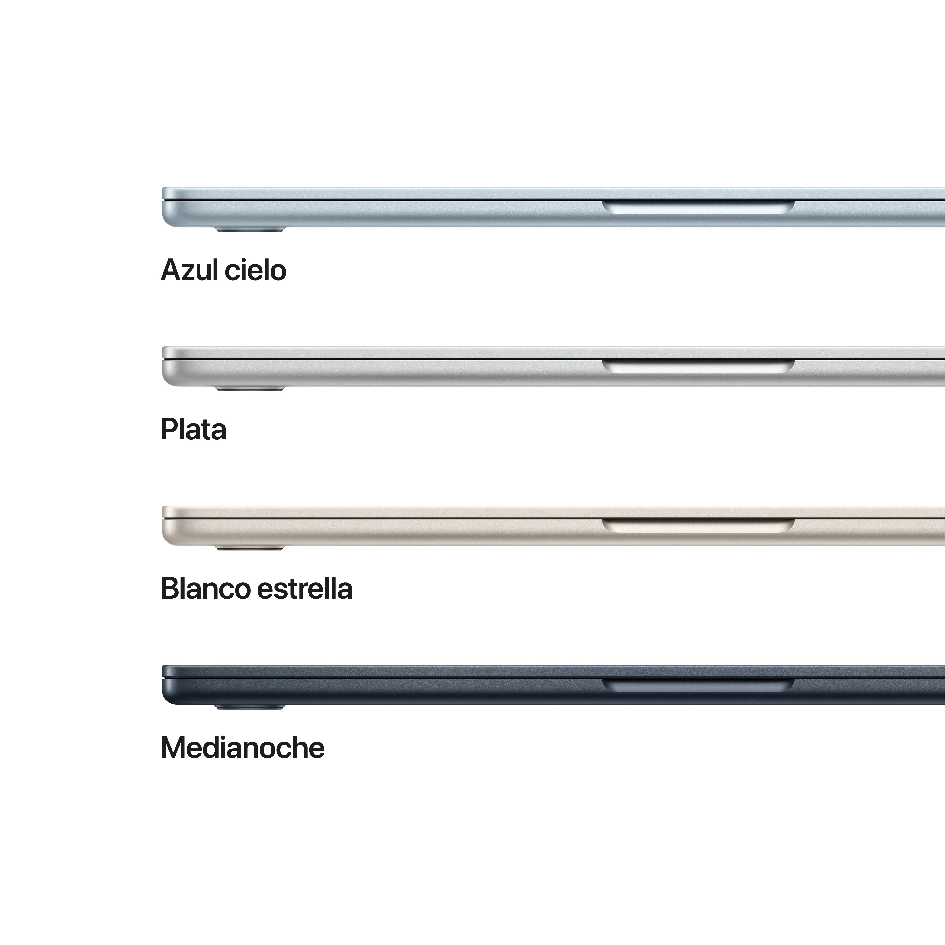 MacBook Air de 13 pulgadas: Chip M4 de Apple con CPU de 10 núcleos y GPU de 8 núcleos, 256 GB SSD - Azul cielo - Image 3
