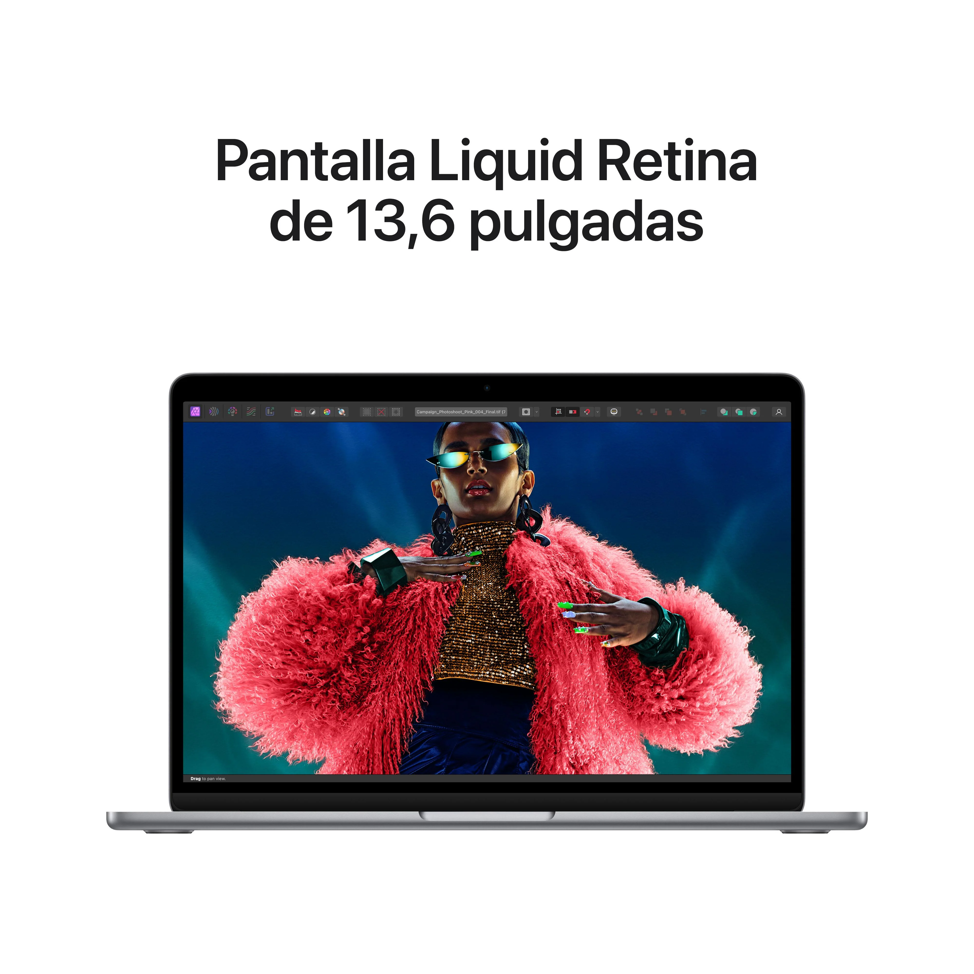 MacBook Air de 13 pulgadas: Chip M3 de Apple con CPU de ocho núcleos y GPU de ocho núcleos, 256 GB SSD - Gris espacial - Image 5