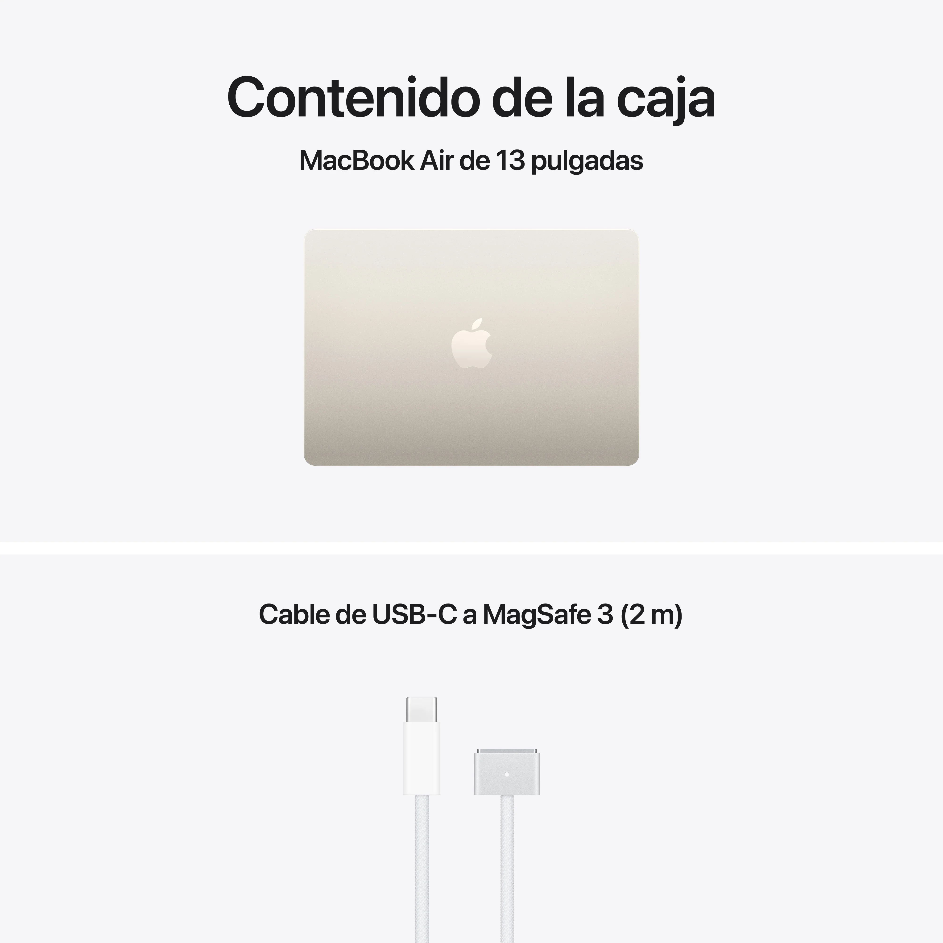 MacBook Air de 13 pulgadas: Chip M5 de Apple con CPU de 10 nĂșcleos y GPU de 8 nĂșcleos, 512 GB SSD - Blanco estrella - Image 9