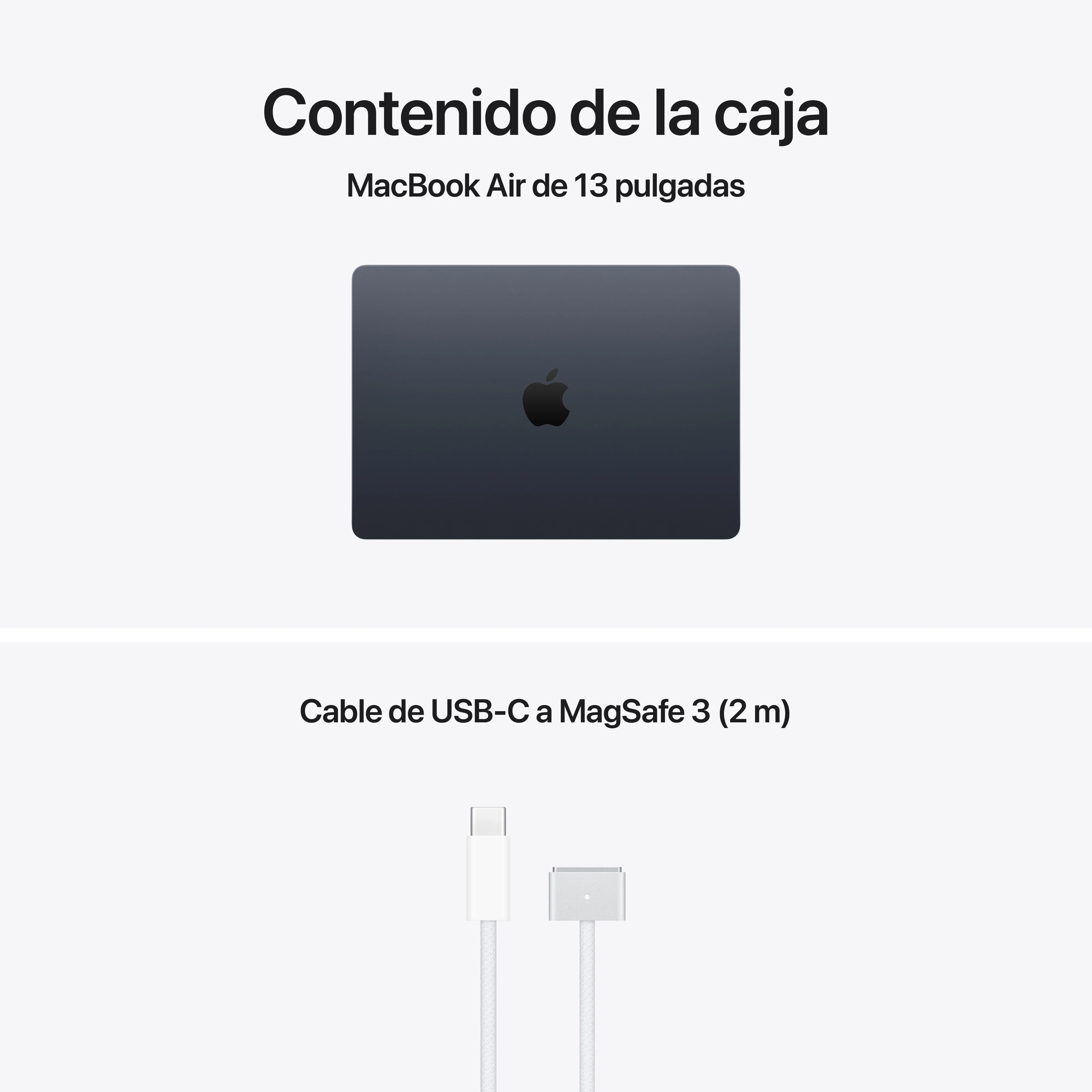 MacBook Air de 13 pulgadas: Chip M5 de Apple con CPU de 10 núcleos y GPU de 10 núcleos, 1 TB SSD - Medianoche - Image 9