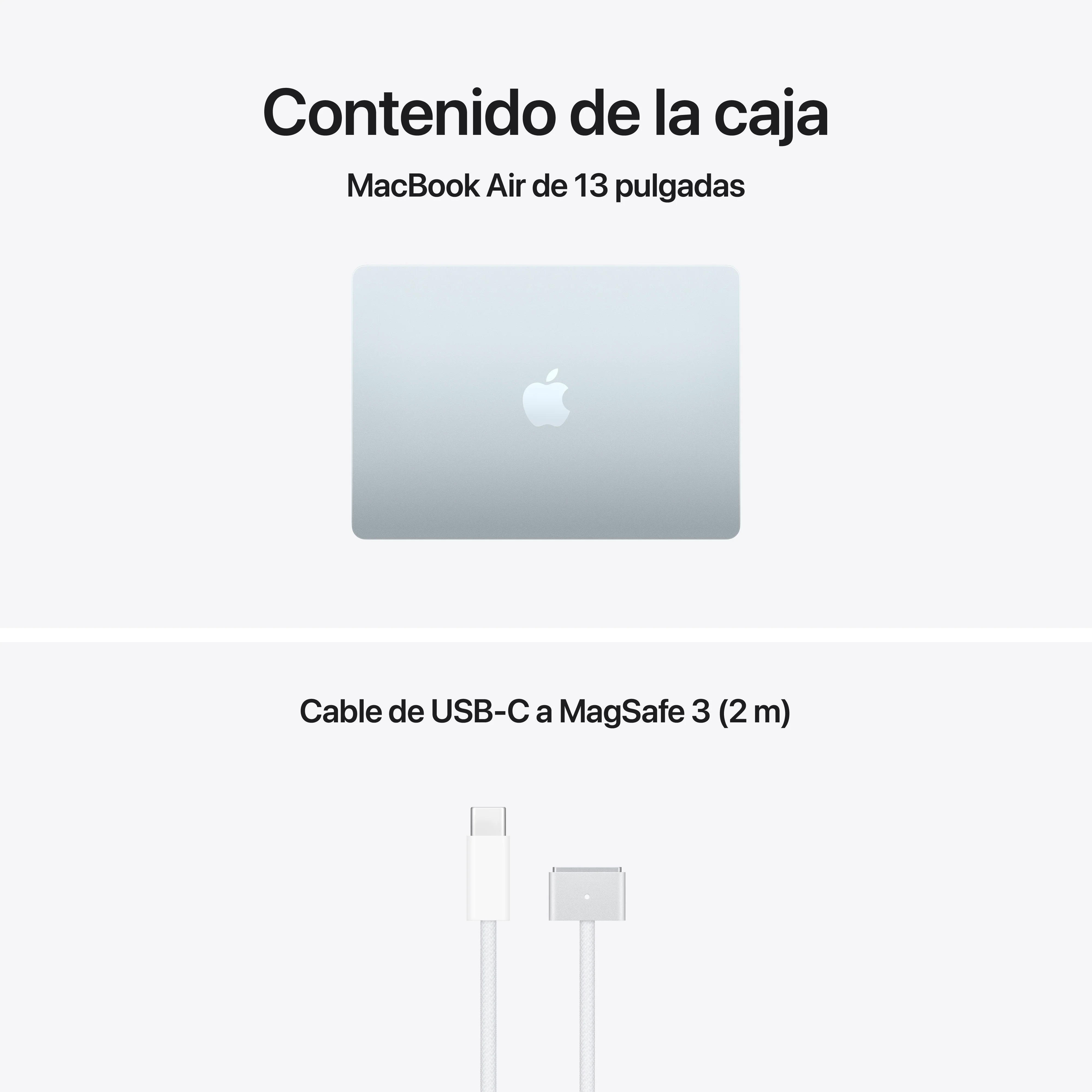 MacBook Air de 13 pulgadas: Chip M5 de Apple con CPU de 10 núcleos y GPU de 8 núcleos, 512 GB SSD - Azul cielo - Image 9