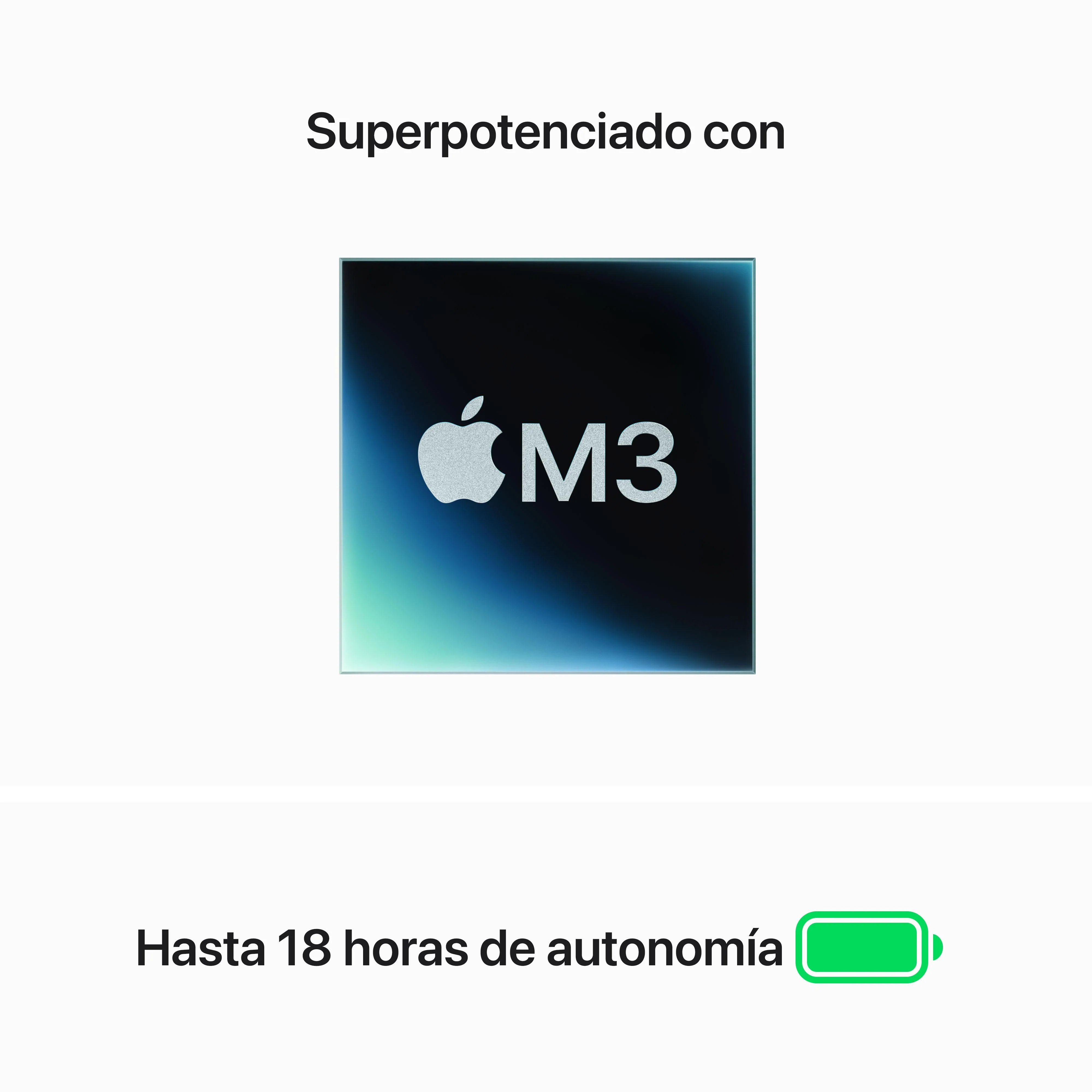 MacBook Air de 13 pulgadas: Chip M3 de Apple con CPU de ocho núcleos y GPU de diez núcleos, 512 GB SSD - Gris espacial - Image 4